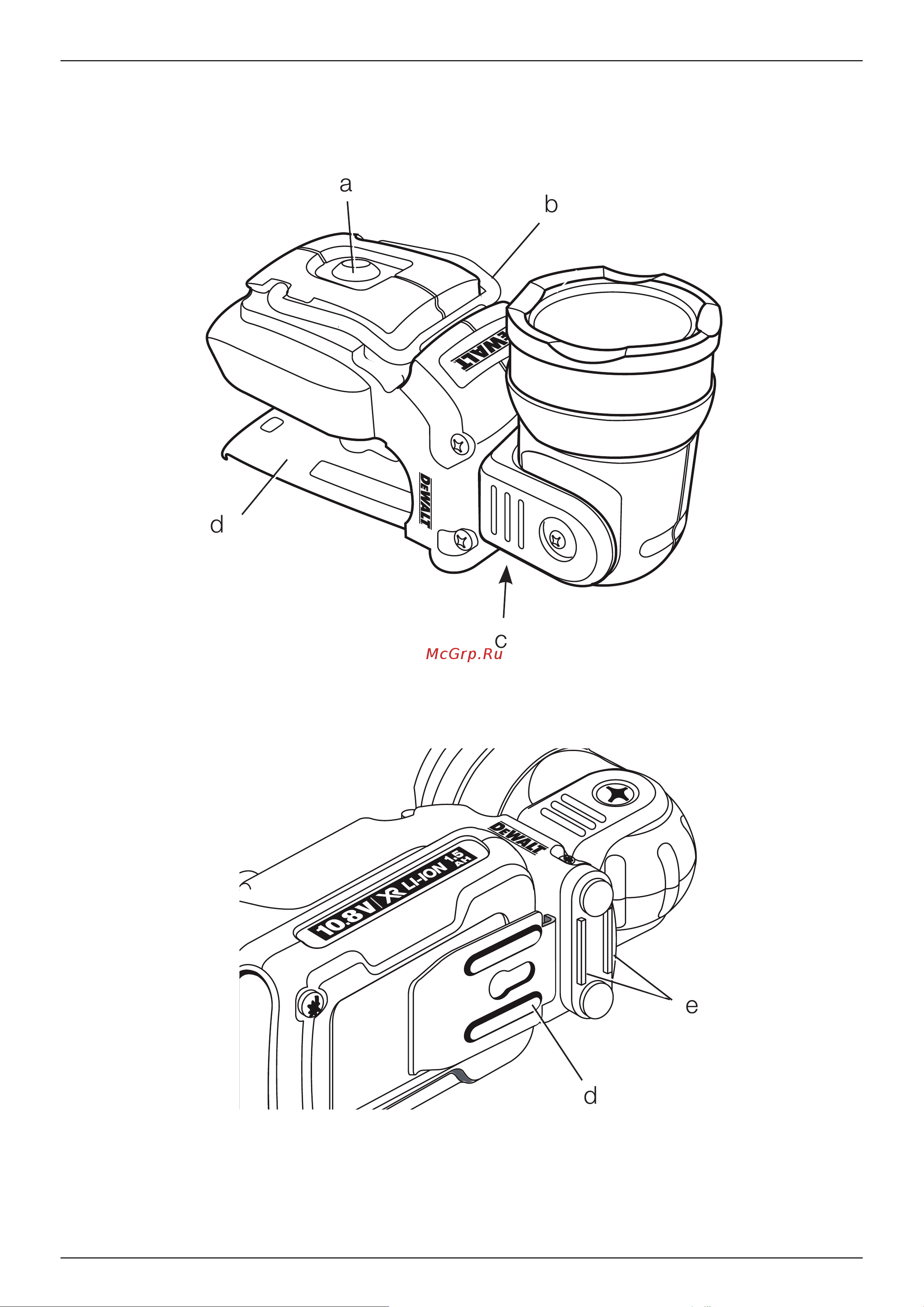 Dewalt DCL 510 N Инструкция к товару онлайн [2/20] 862385