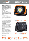ЯРКИЙ ЛУЧ YLP A-150 Termit COB max1500лм 4реж+SMD красный 2реж,IPX4, Li-Ion 4606400006909 Описание