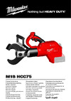 Milwaukee M18 HCC75-502C FUEL 4933459269 Инструкция к товару