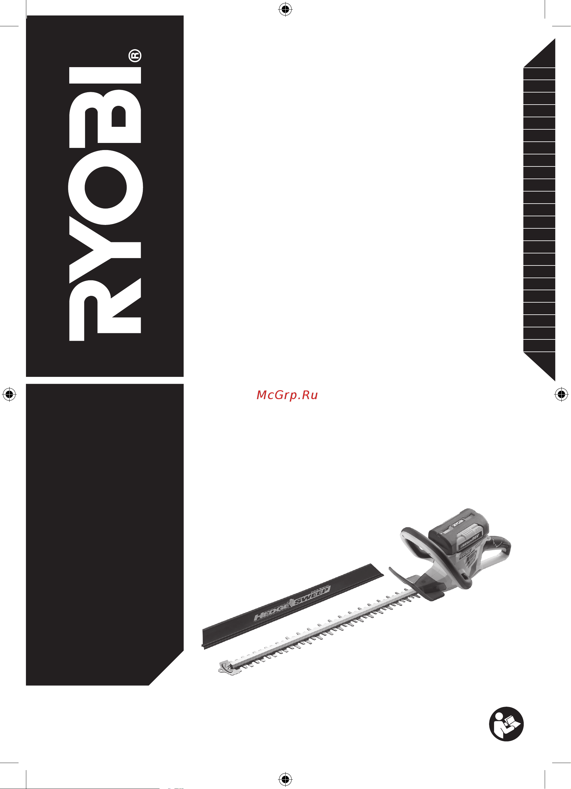 Ryobi RHT36B55 5133002406 Инструкция к Ryobi RHT36B55 онлайн