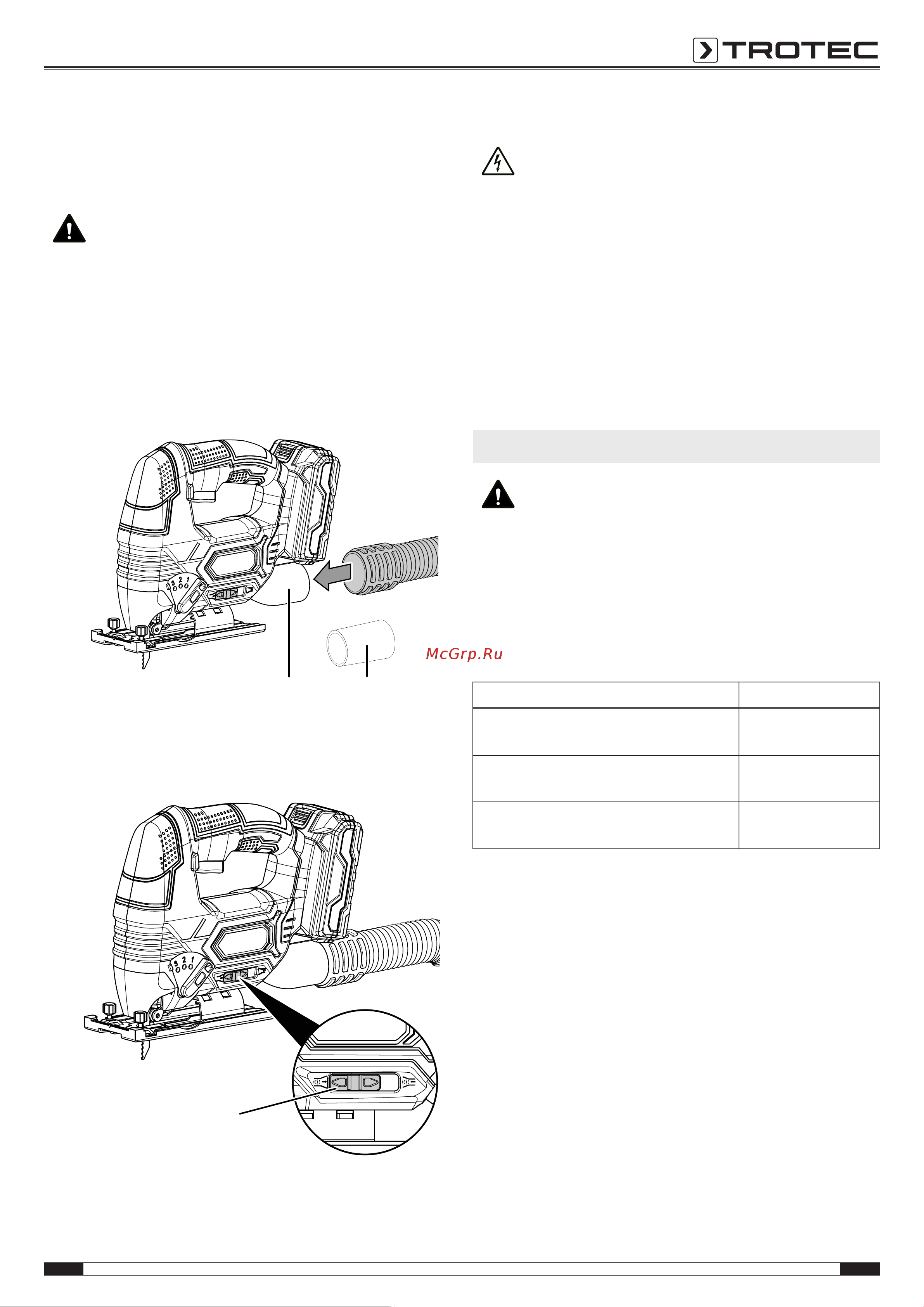 Trotec PJSS 11-20V 4425000006 Инструкция к товару онлайн [21/25] 862833