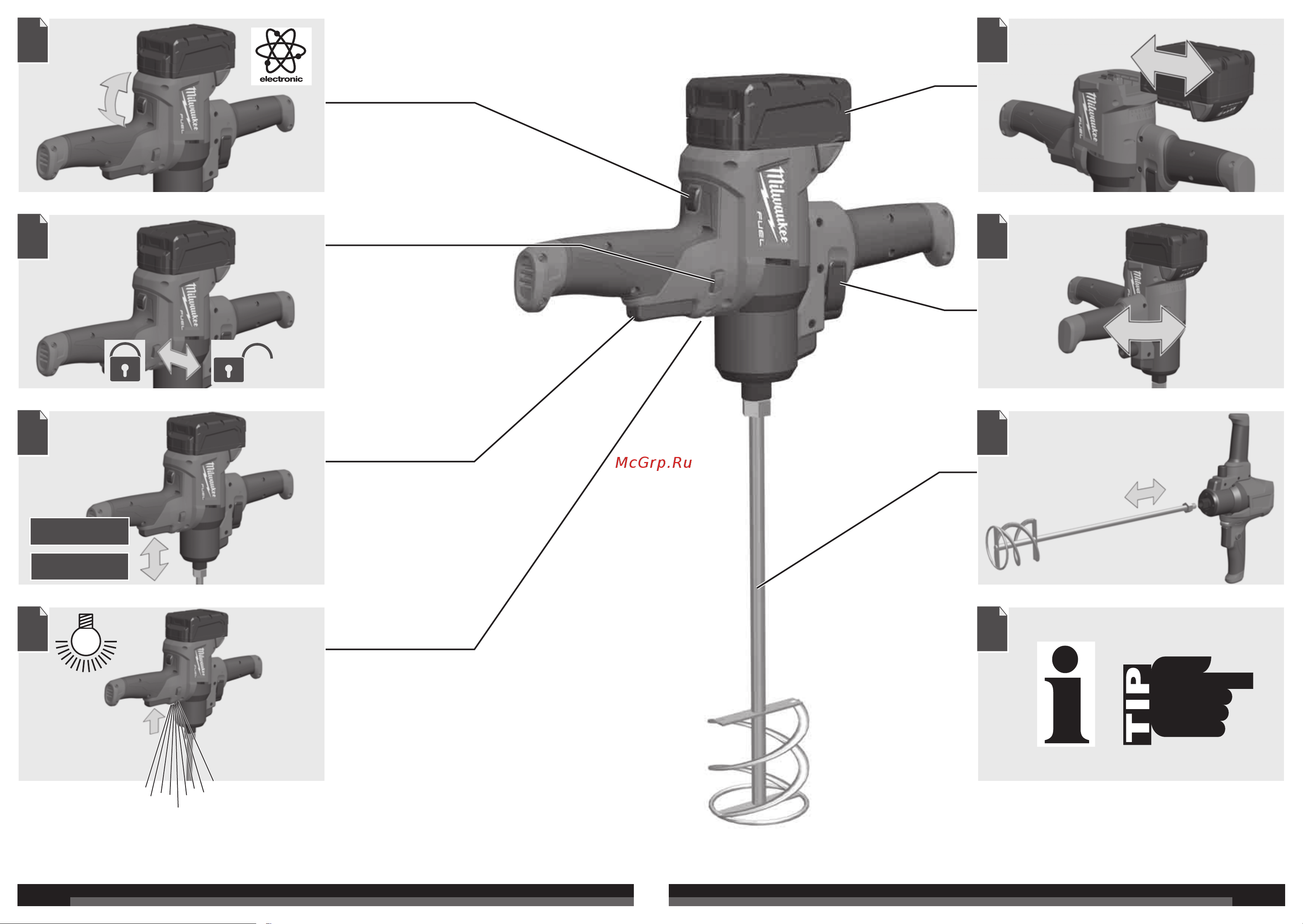 Milwaukee M18 FUEL FPM-0X 4933459719 Инструкция к товару онлайн [3/37] 862845