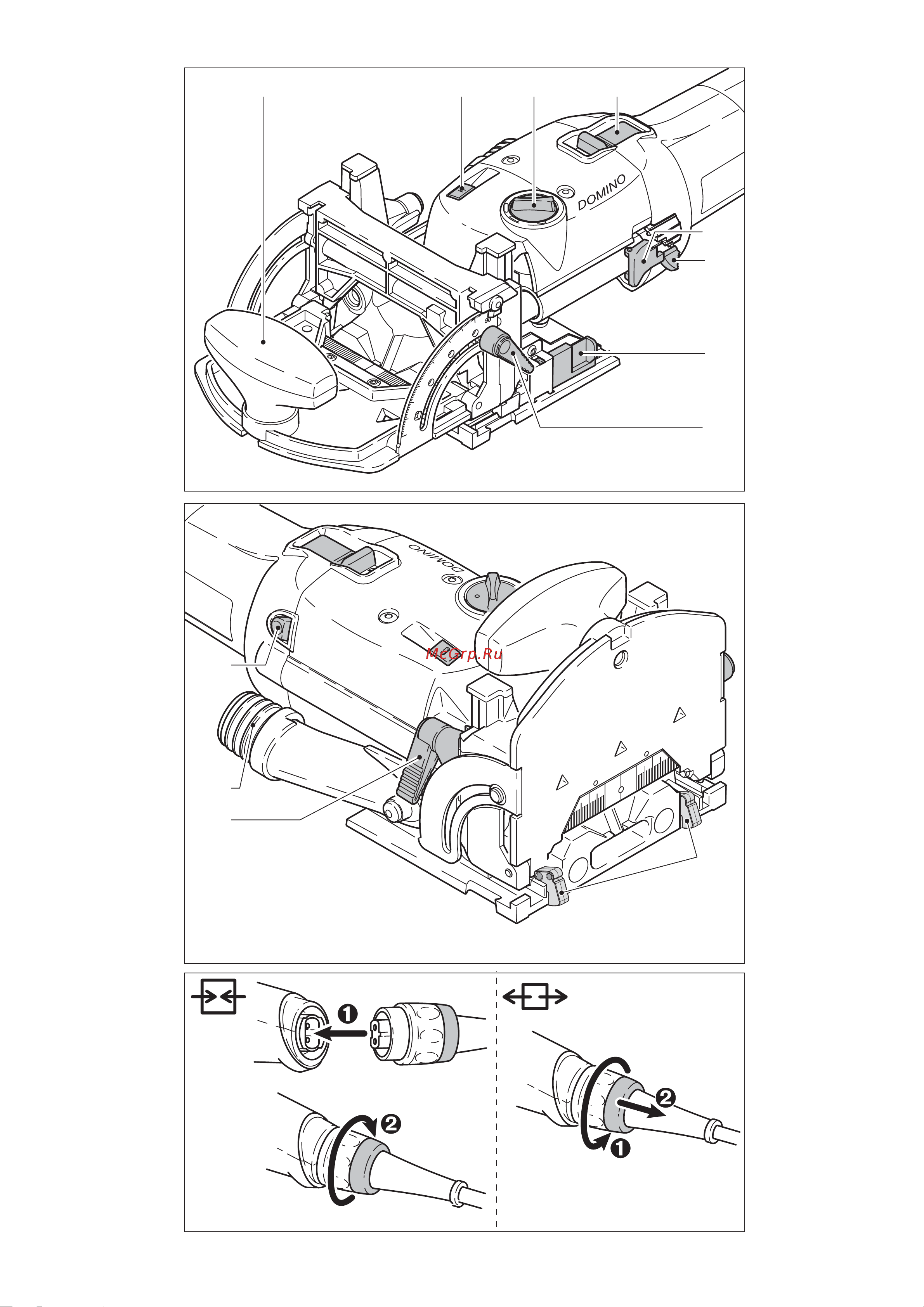 Festool DOMINO, компл.в конт. T-Loc DF 500 Q-PLUS 230V 576413 Инструкция к товару онлайн [2/84] 862866