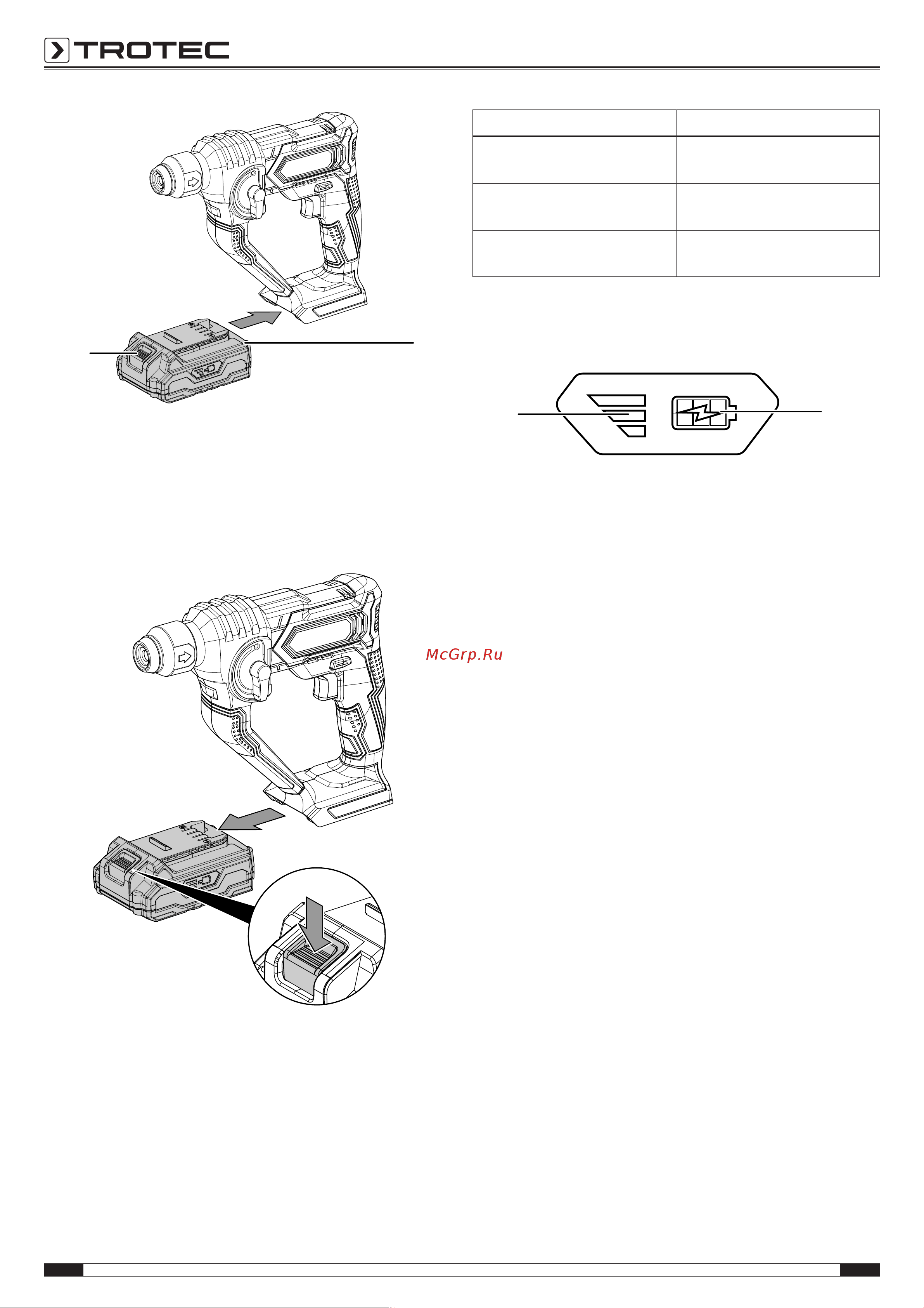 Trotec PRDS 10-20V 4415000201 Инструкция к товару онлайн [14/23] 863092