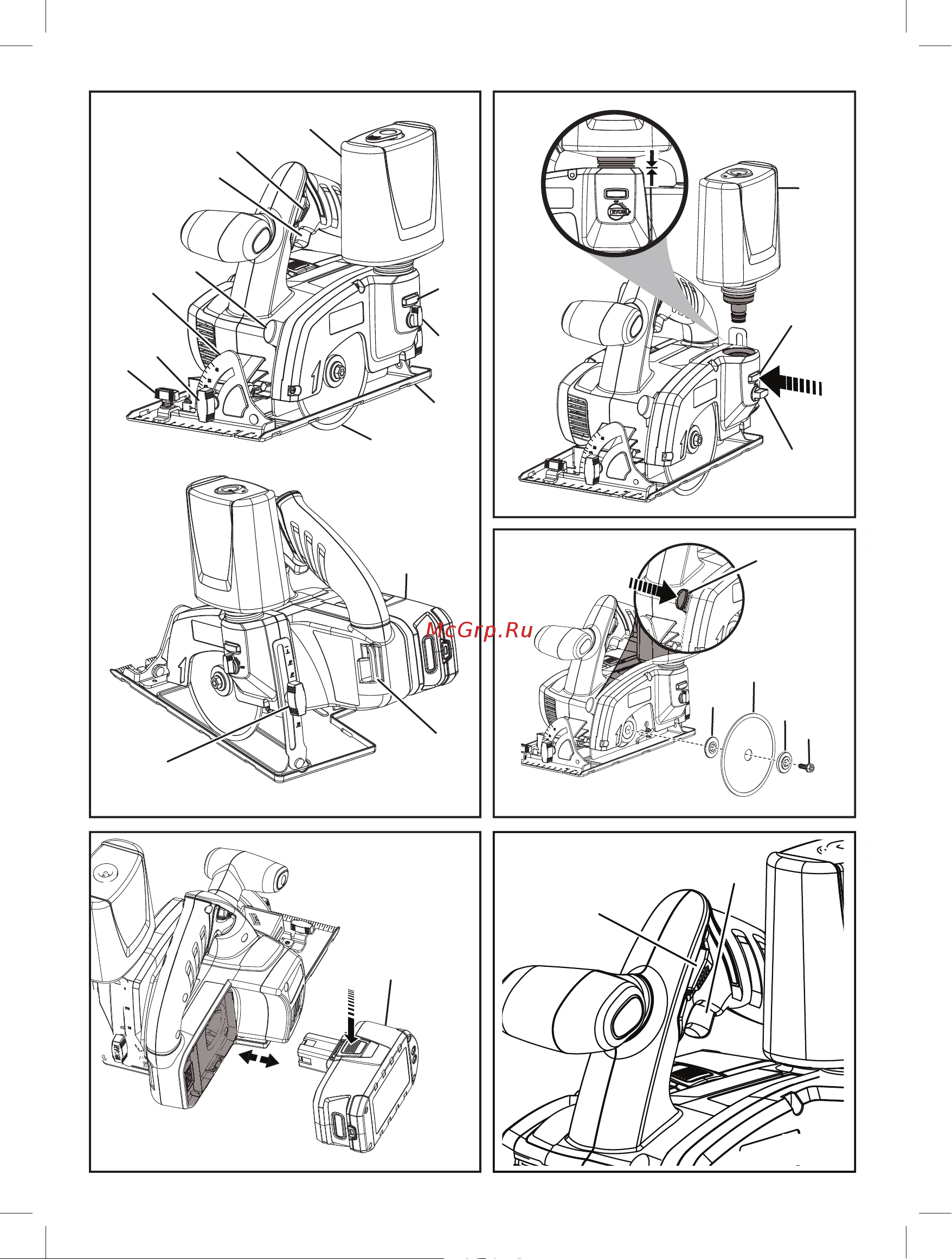 Ryobi 18В ONE+ LTS180M 5133000154 Инструкция к Ryobi ONE+ LTS180M 5133000154 онлайн [2/144] 863214