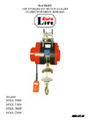 Euro-lift HXS-250F 00001415 Инструкция к лебедке EURO-LIFT HXS-250F 00001415