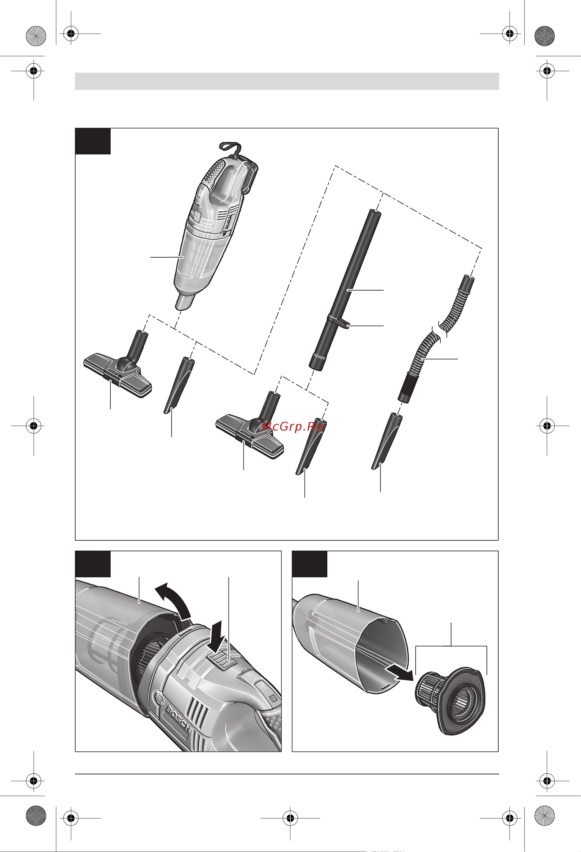 Bosch GAS 18 V-LI 0.601.9C6.100 Инструкция к Bosch GAS 18 V-LI 06019C6100 онлайн [4/135] 863363