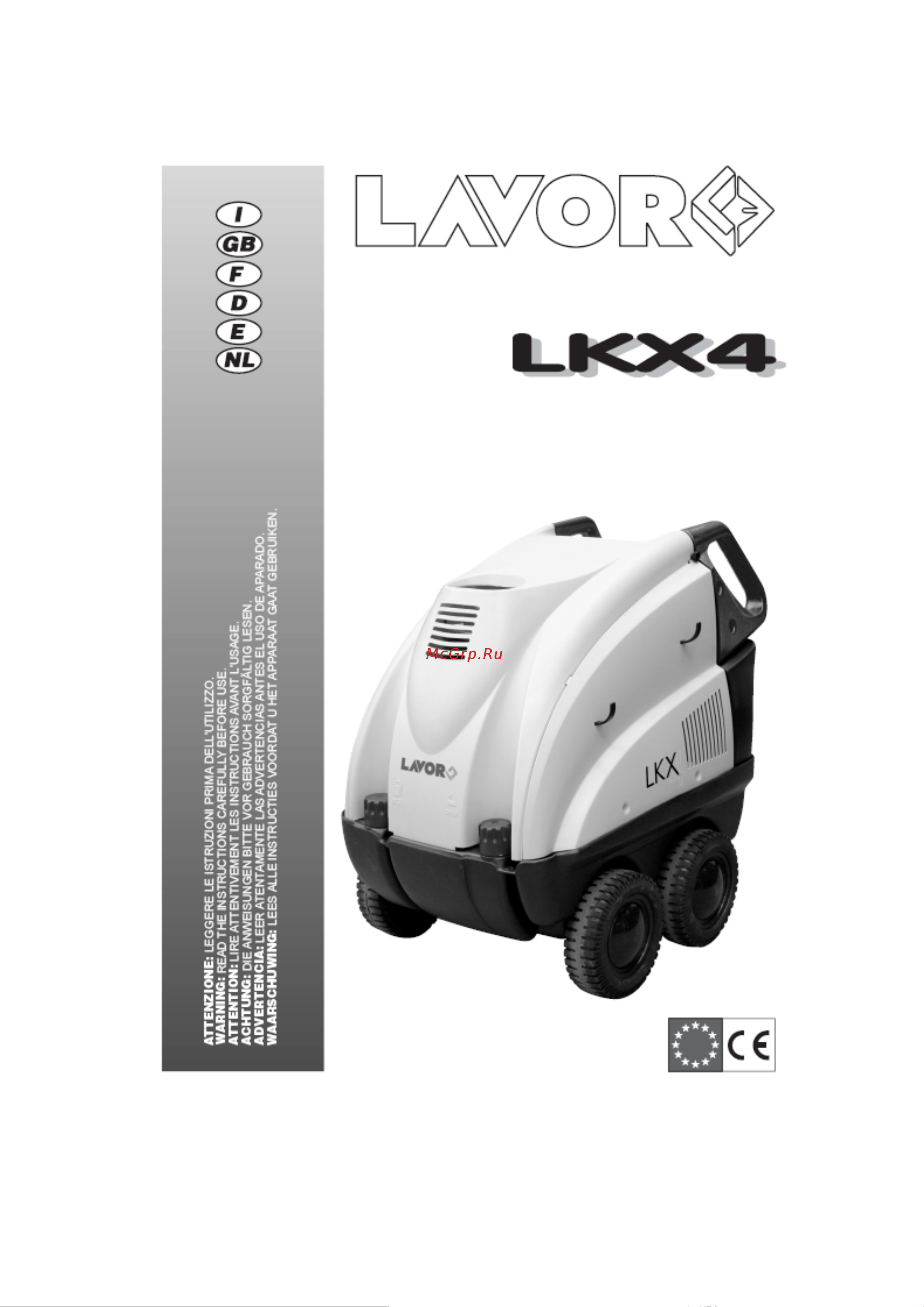 LAVOR PRO LKX 1515 LP RA 8.621.2934 Инструкция к Lavor PRO LKX 1310 LP 8.621.2947 онлайн