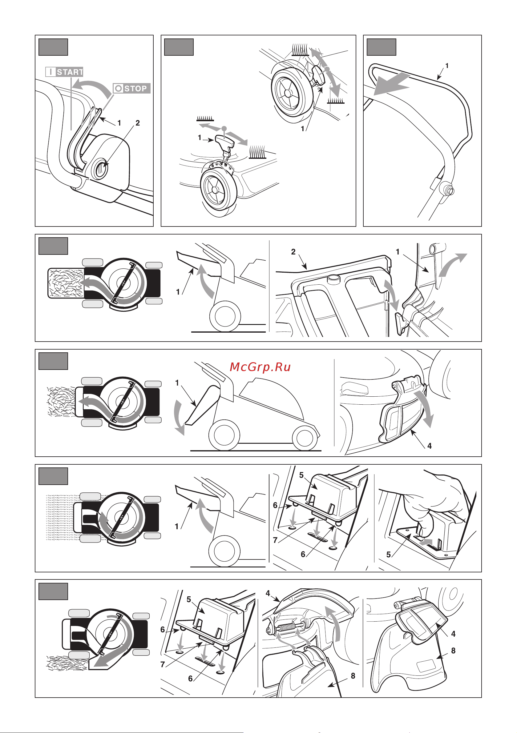 Stiga Combi 48 E 295487068/S14 Инструкция к STIGA Combi 48 E 295487068/S14 онлайн [5/22] 863464