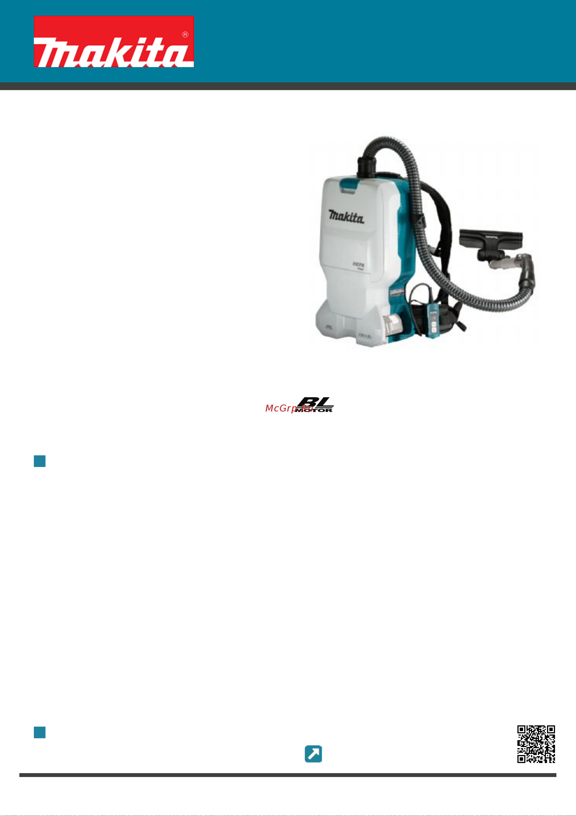 Makita DVC660Z Инструкция к Makita DVC660Z онлайн