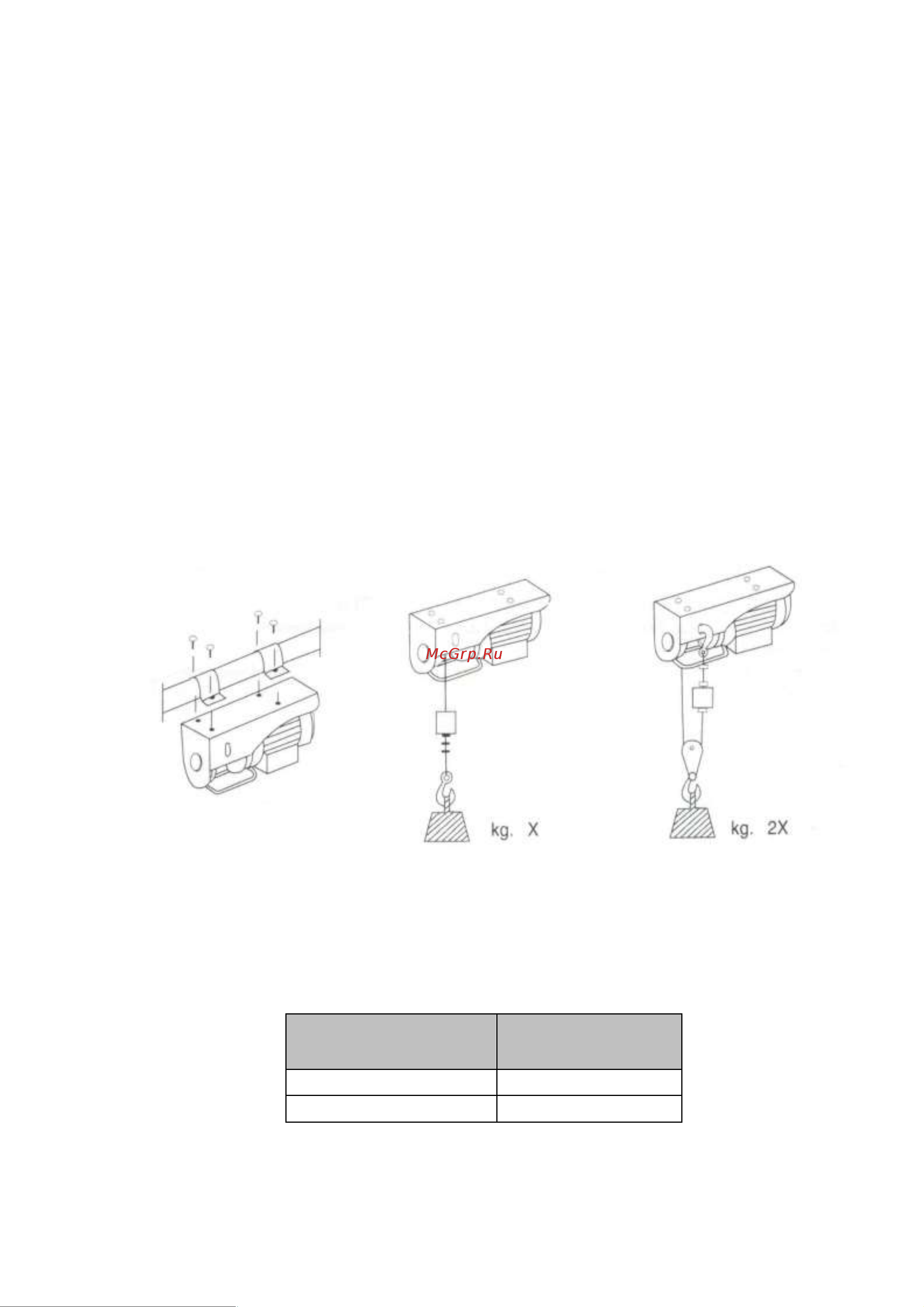 Euro-lift KX 250 00016928 (18 м/9 м, 125 кг/250 кг, 220 В) Руководство пользователя онлайн [5/9] 863484