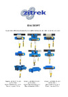 Zitrek CD-300 3т 12м 004-6032 Инструкция к тали Zitrek CD-300 004-6032