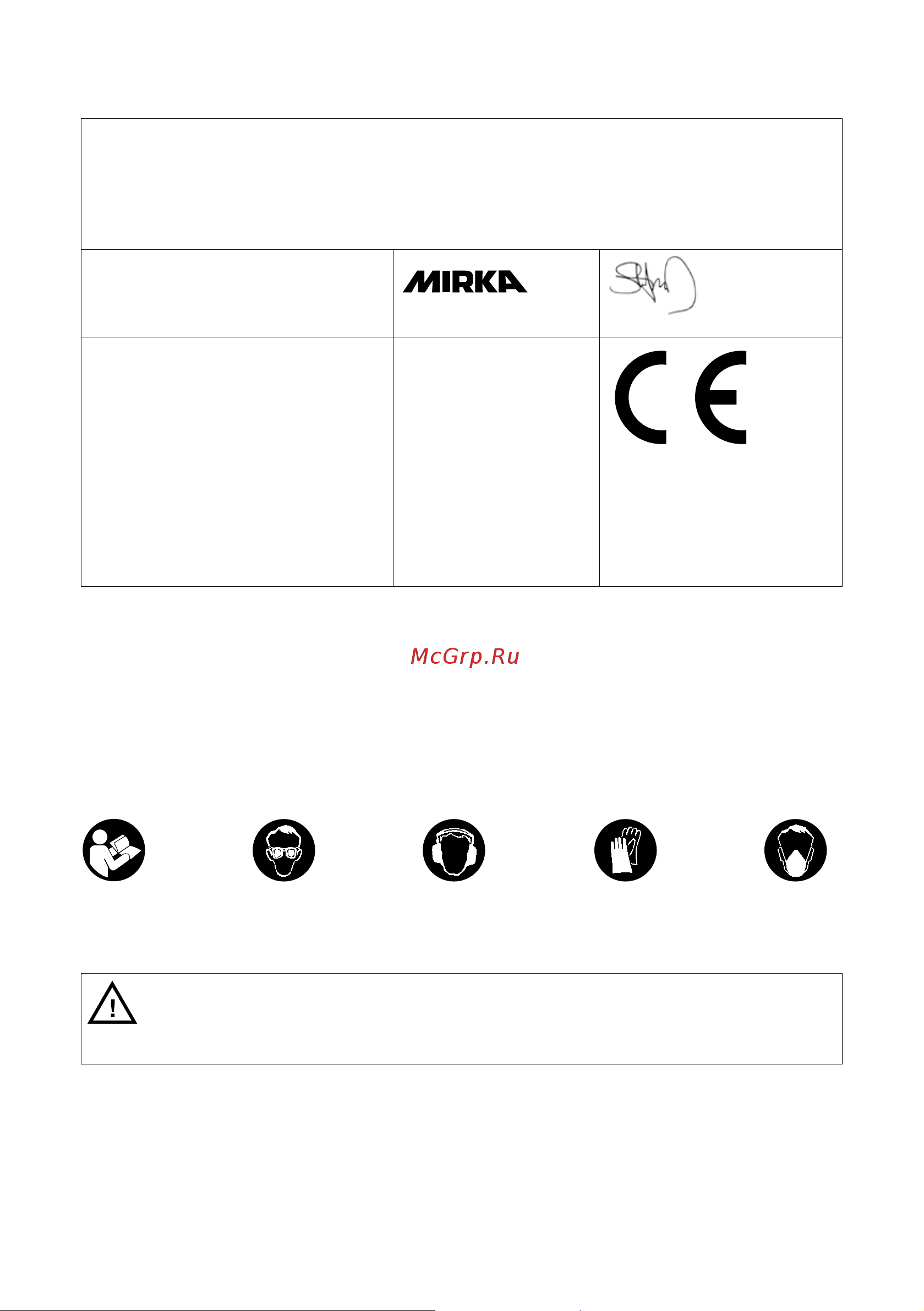 Mirka DEROS 5650CV PROMO MID5650202CA Инструкция к товару онлайн [185/216] 863528