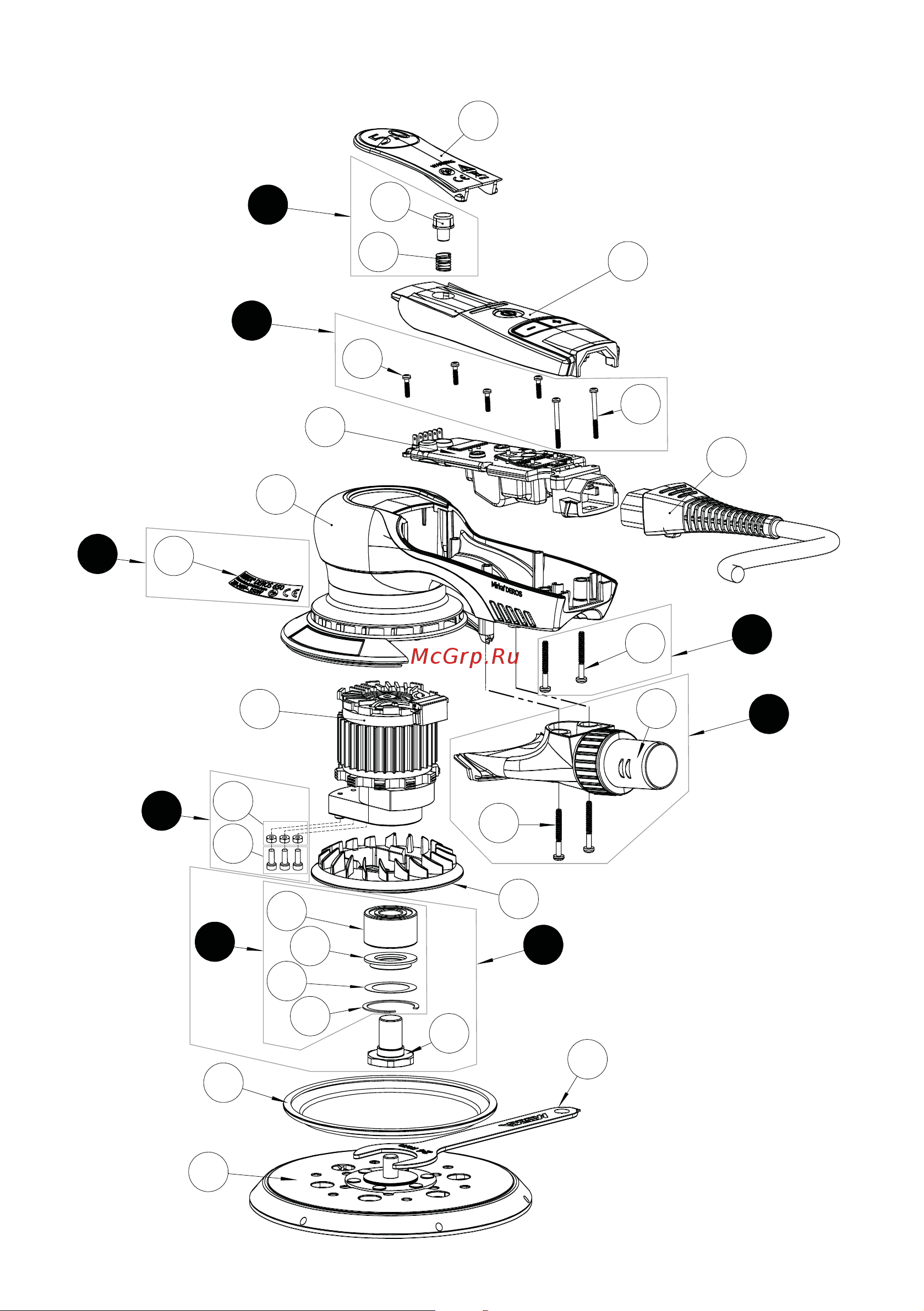 Mirka DEROS 5650CV PROMO MID5650202CA Инструкция к товару онлайн [5/216] 863528