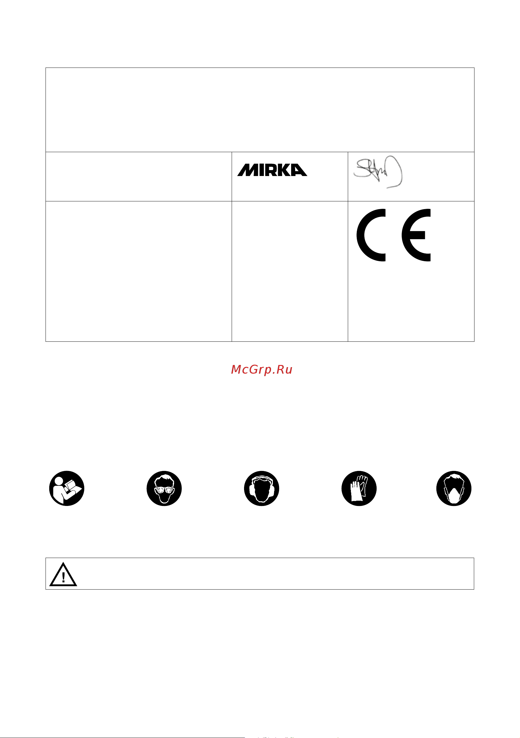 Mirka DEROS 5650CV PROMO MID5650202CA Инструкция к товару онлайн [94/216] 863528