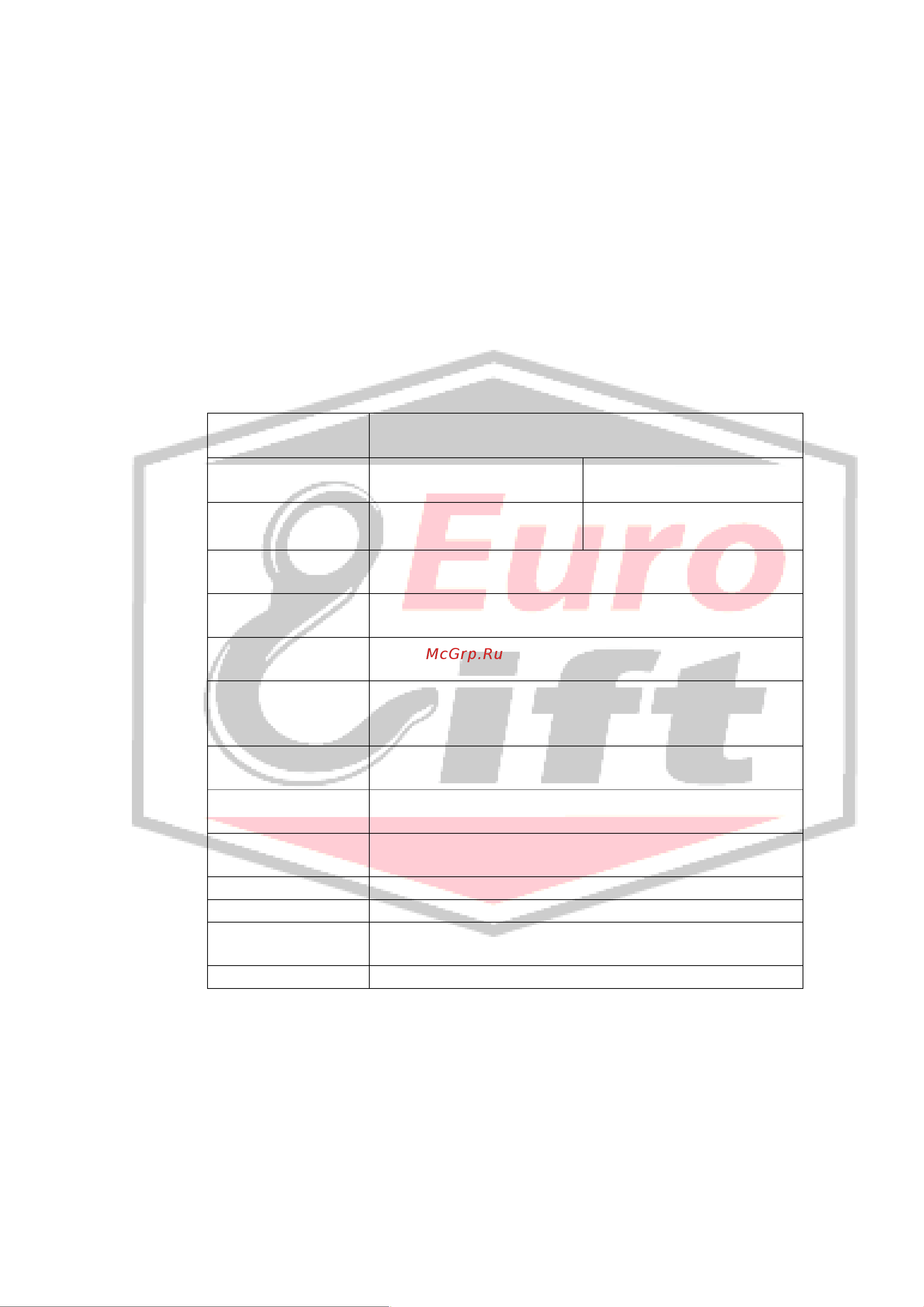 Euro-lift DH400A 00018774 Инструкция к лебедке EURO-LIFT DH400A 00018774 онлайн [3/10] 863539