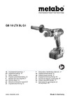 Metabo GB 18 LTX BL Q I 602362660 Инструкция к товару