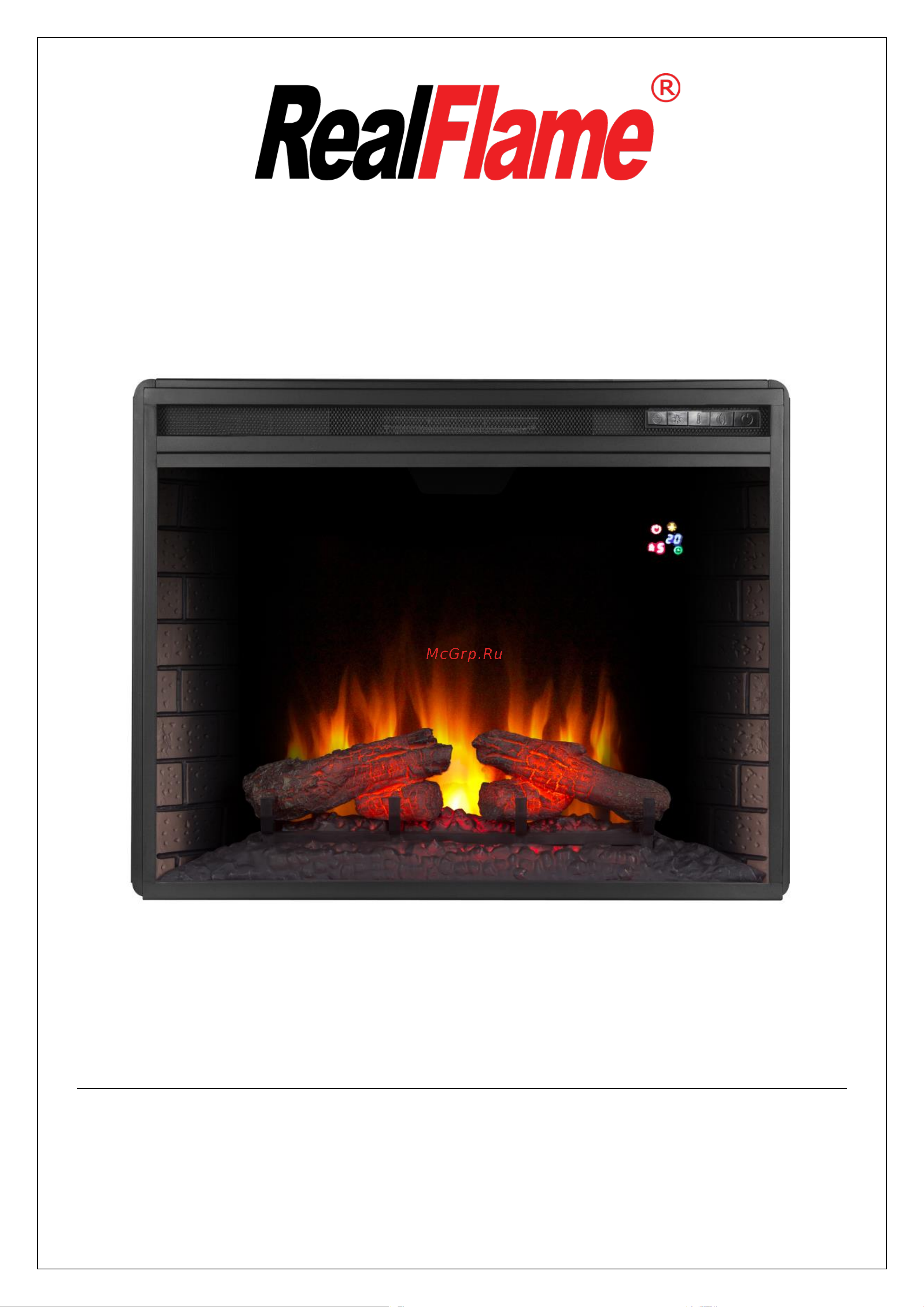 RealFlame Seattle Corner 26 AO+Epsilon 26 S IR 10014910 инструкция для очага онлайн