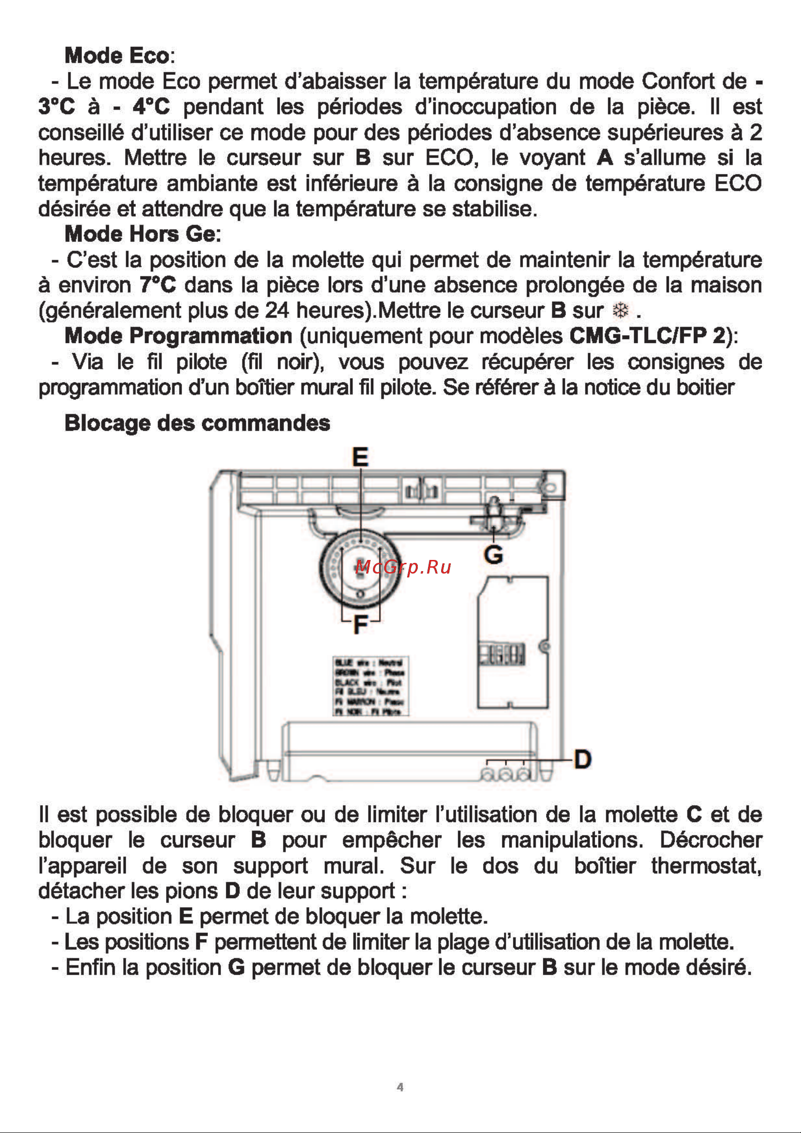 Atlantic F119 2500W 500078 Инструкция к Atlantic F119 2500W 500078 онлайн [4/66] 864054