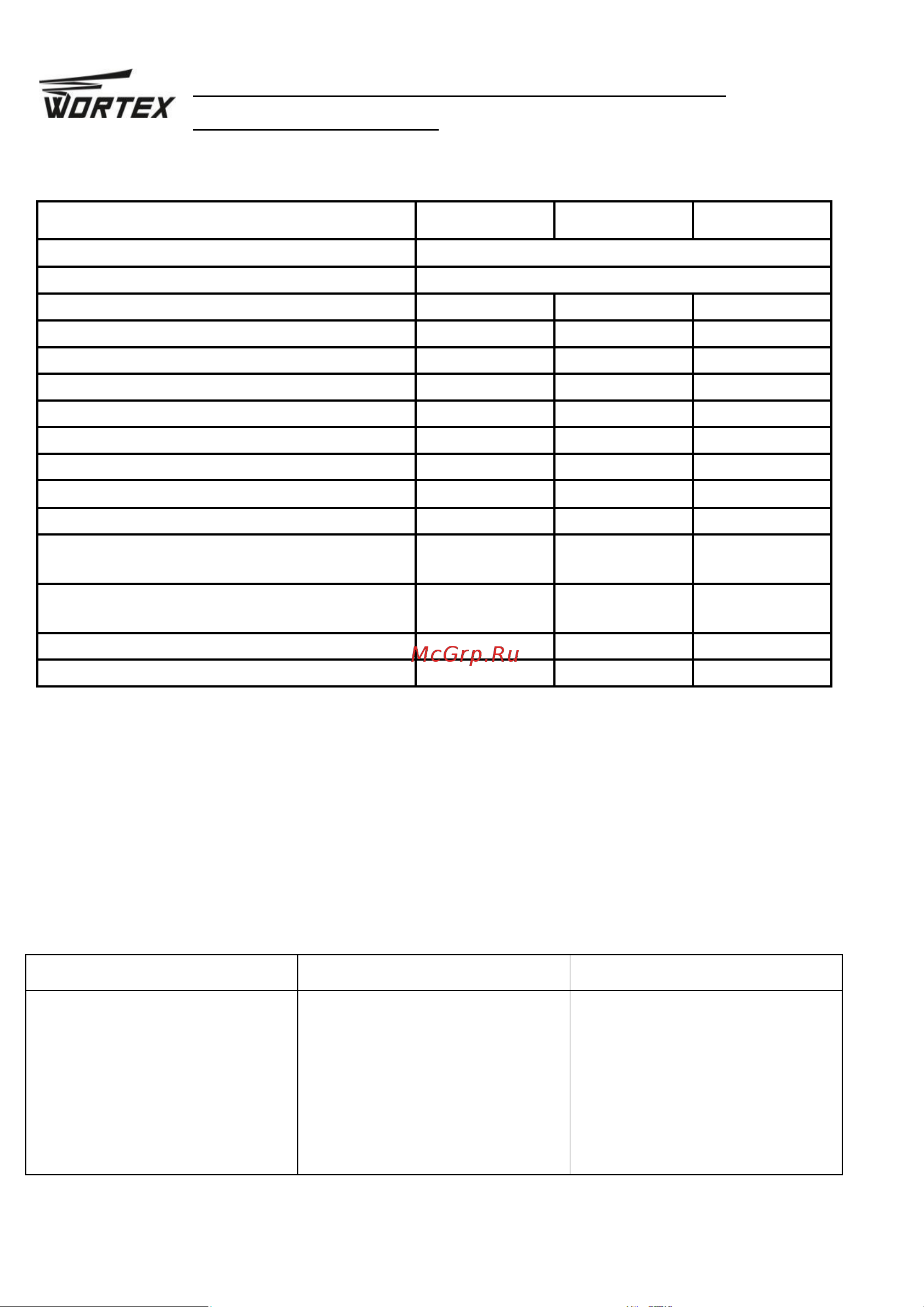 WORTEX PS 0845 PS084502911 Инструкция к товару онлайн [5/22] 864231