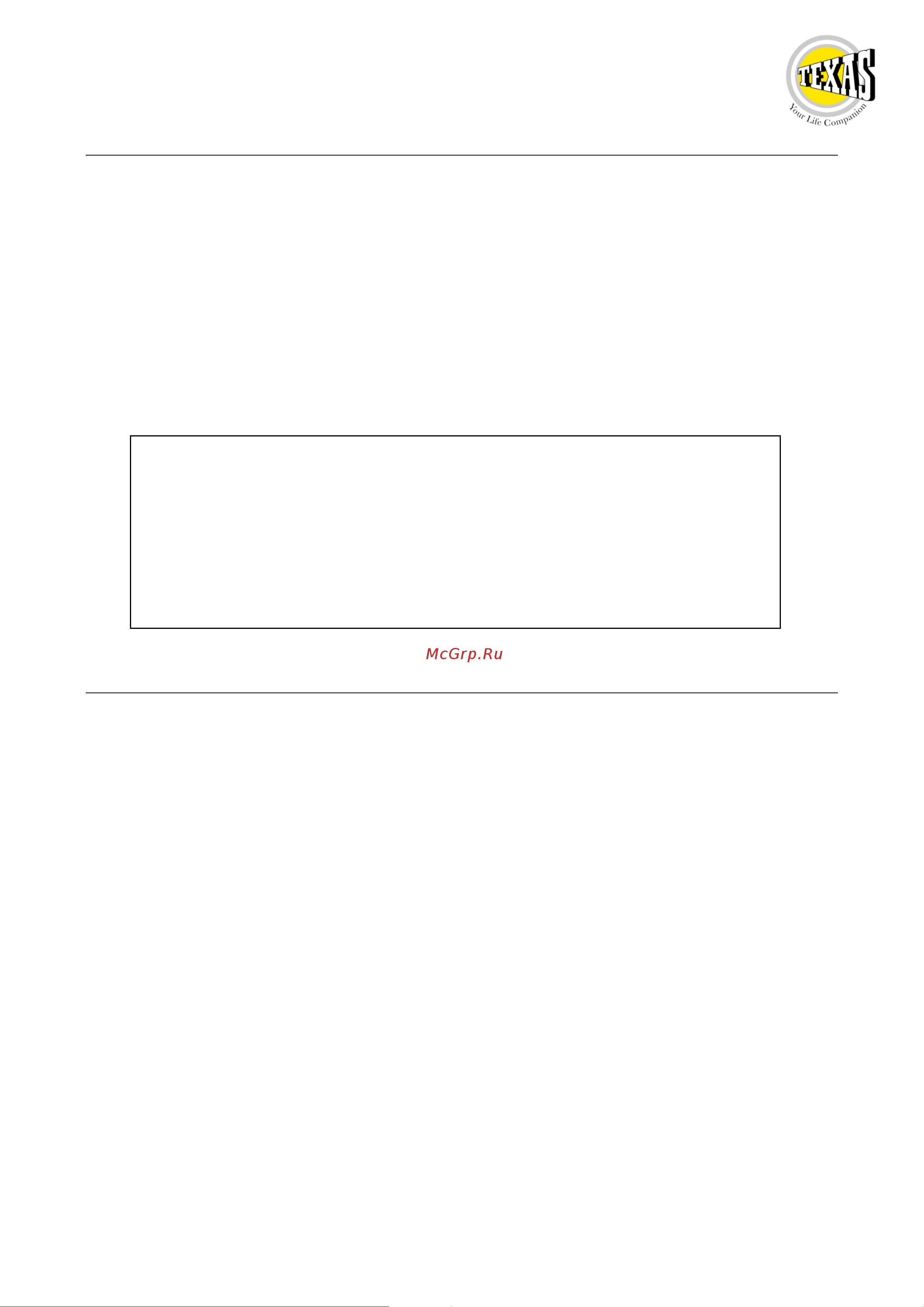Texas El-Tex 1300 90062084 Инструкция к Texas El-Tex 1300 90062084 онлайн [10/23] 864251