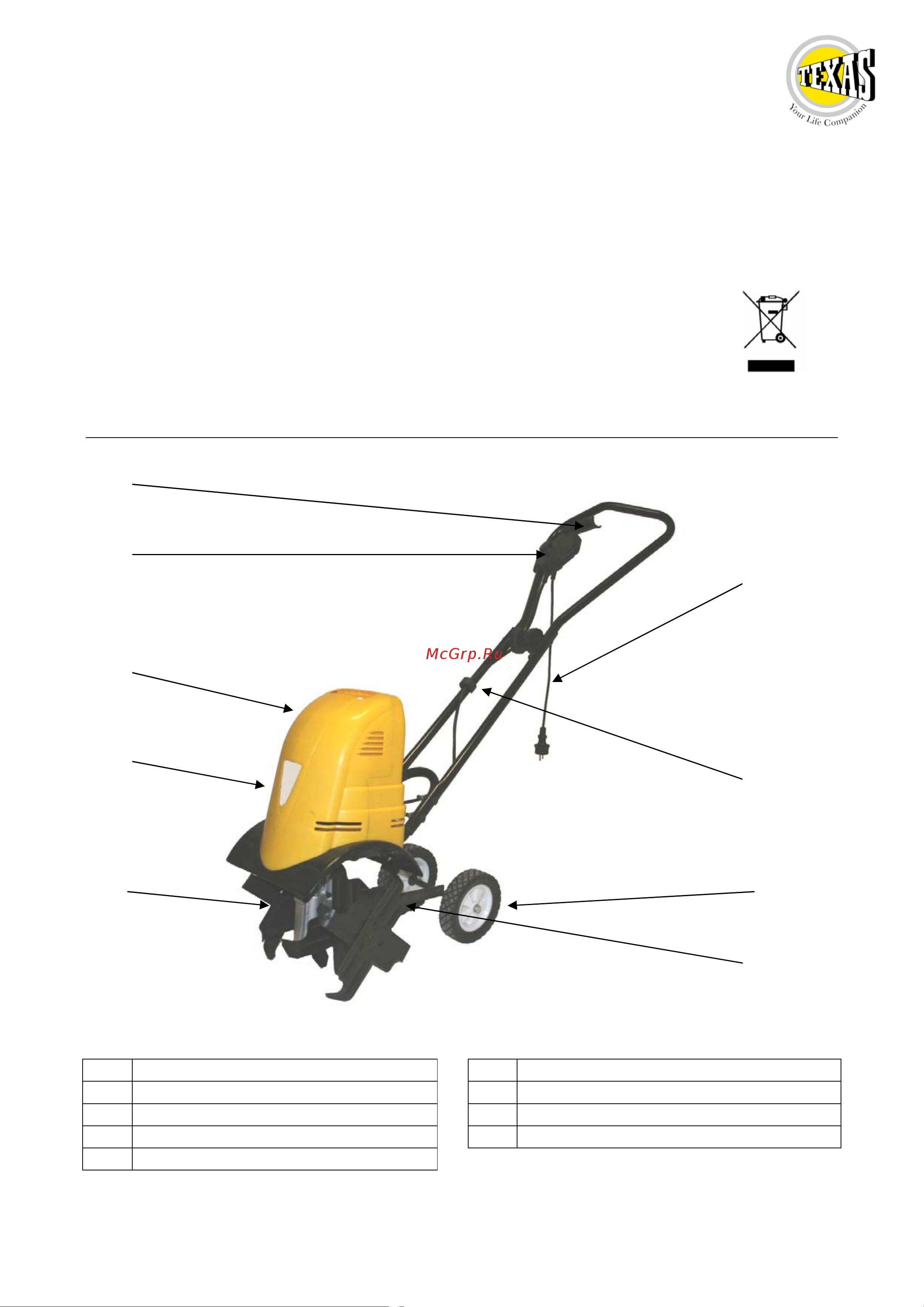 Texas El-Tex 1300 90062084 Инструкция к Texas El-Tex 1300 90062084 онлайн [11/23] 864251