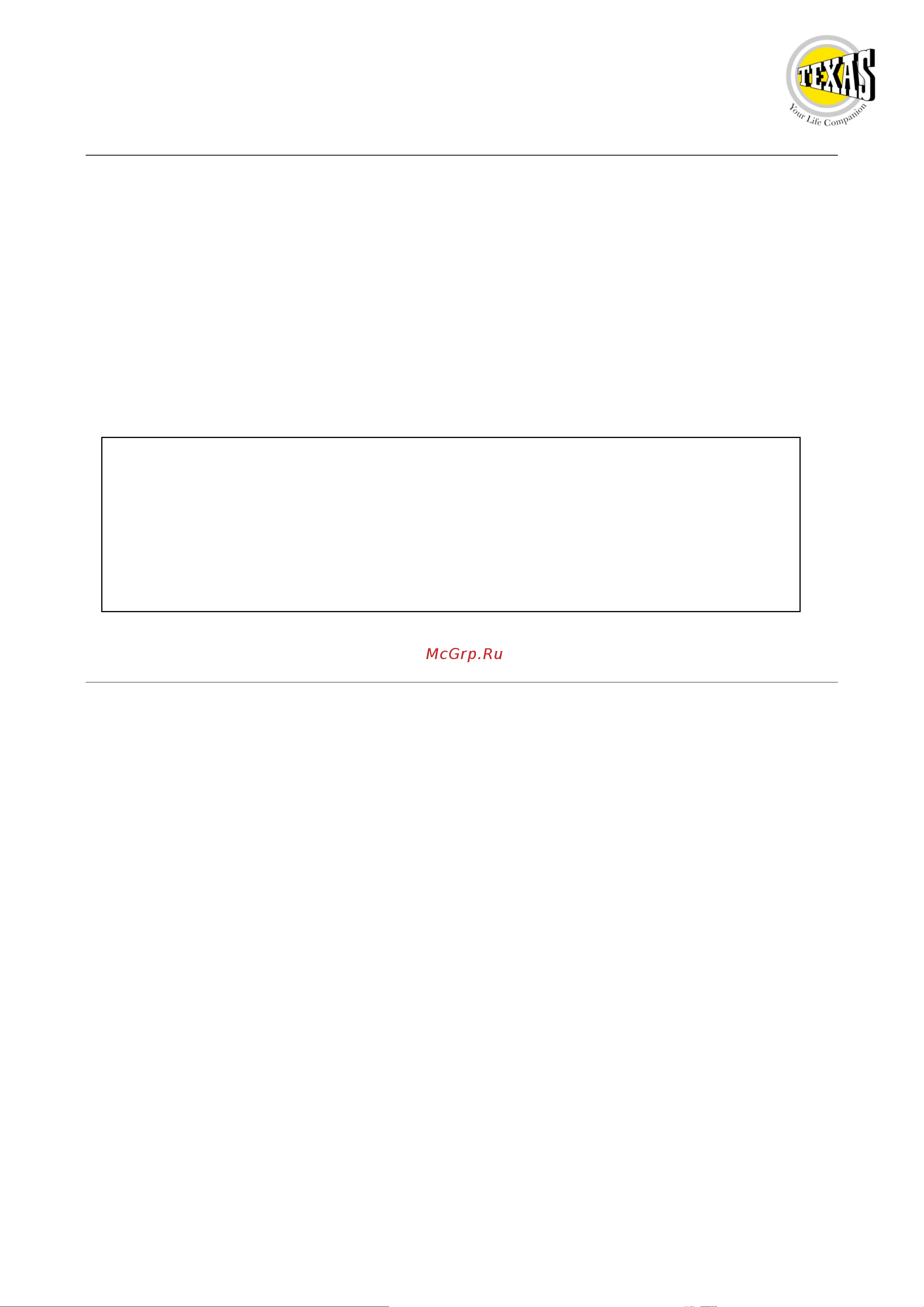 Texas El-Tex 1300 90062084 Инструкция к Texas El-Tex 1300 90062084 онлайн [16/23] 864251