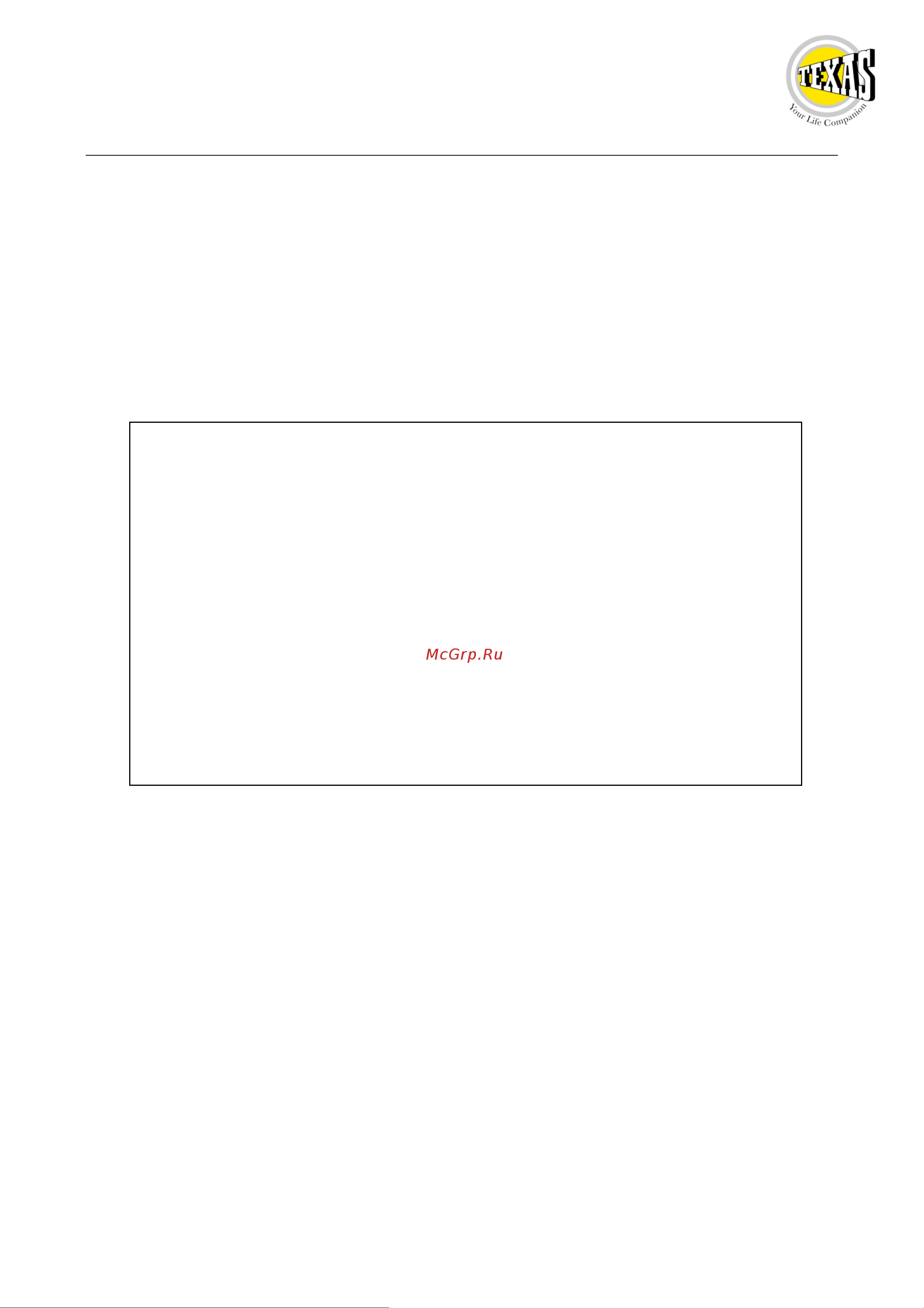 Texas El-Tex 1300 90062084 Инструкция к Texas El-Tex 1300 90062084 онлайн [3/23] 864251