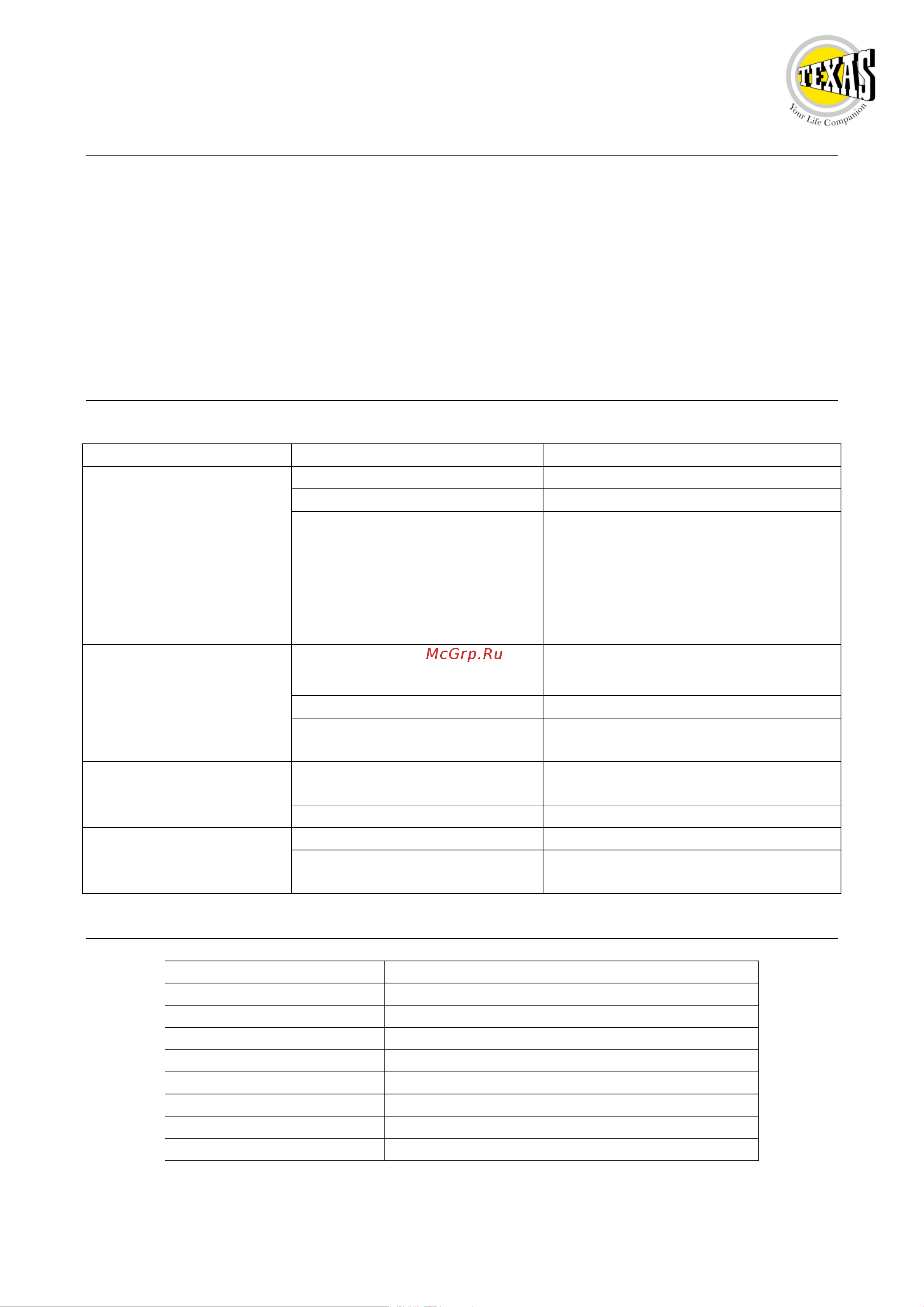 Texas El-Tex 1300 90062084 Инструкция к Texas El-Tex 1300 90062084 онлайн [9/23] 864251
