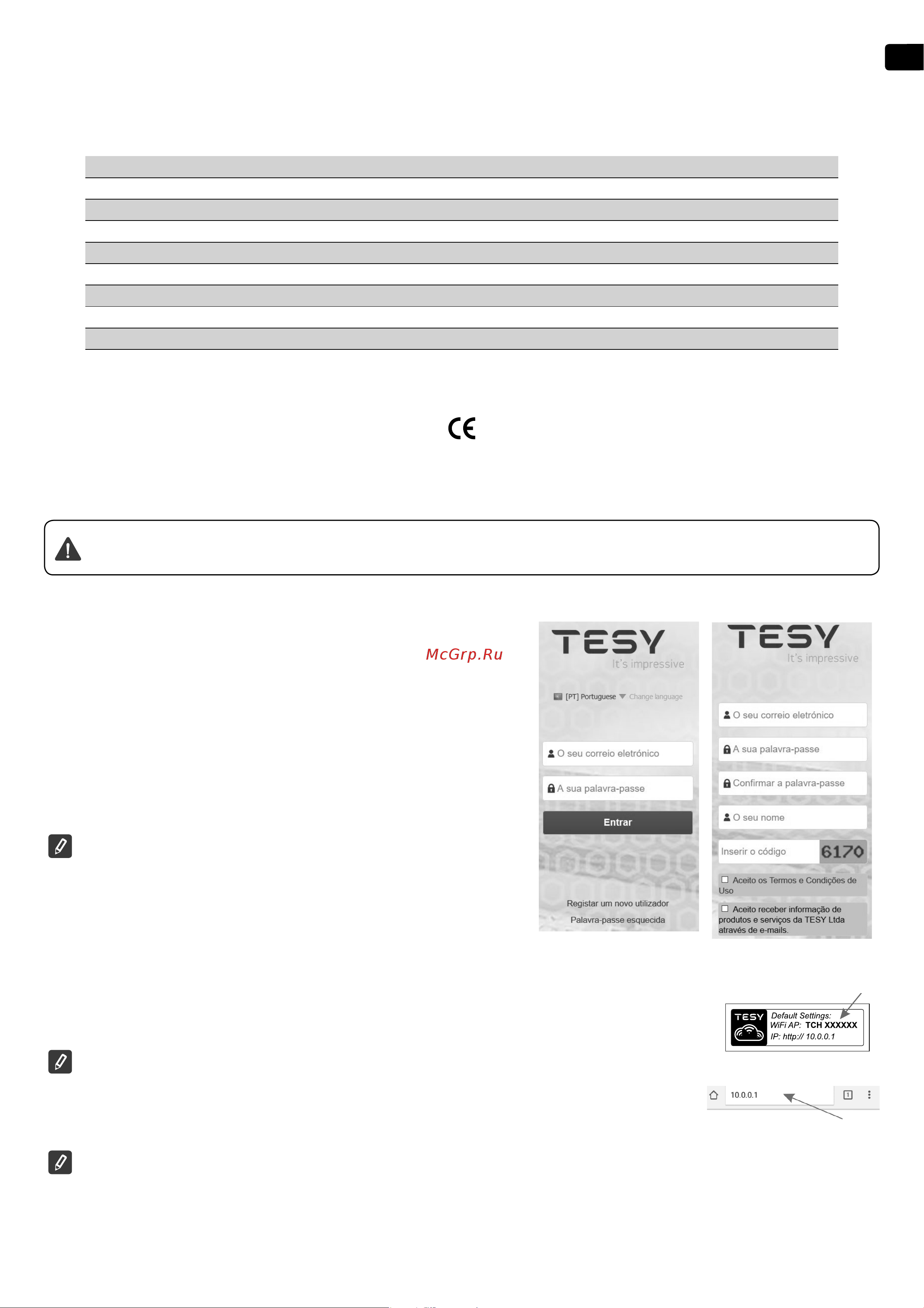 Tesy GCV 1004724D C22 ECW 305084 Подключение к Интернету онлайн [19/108] 864383