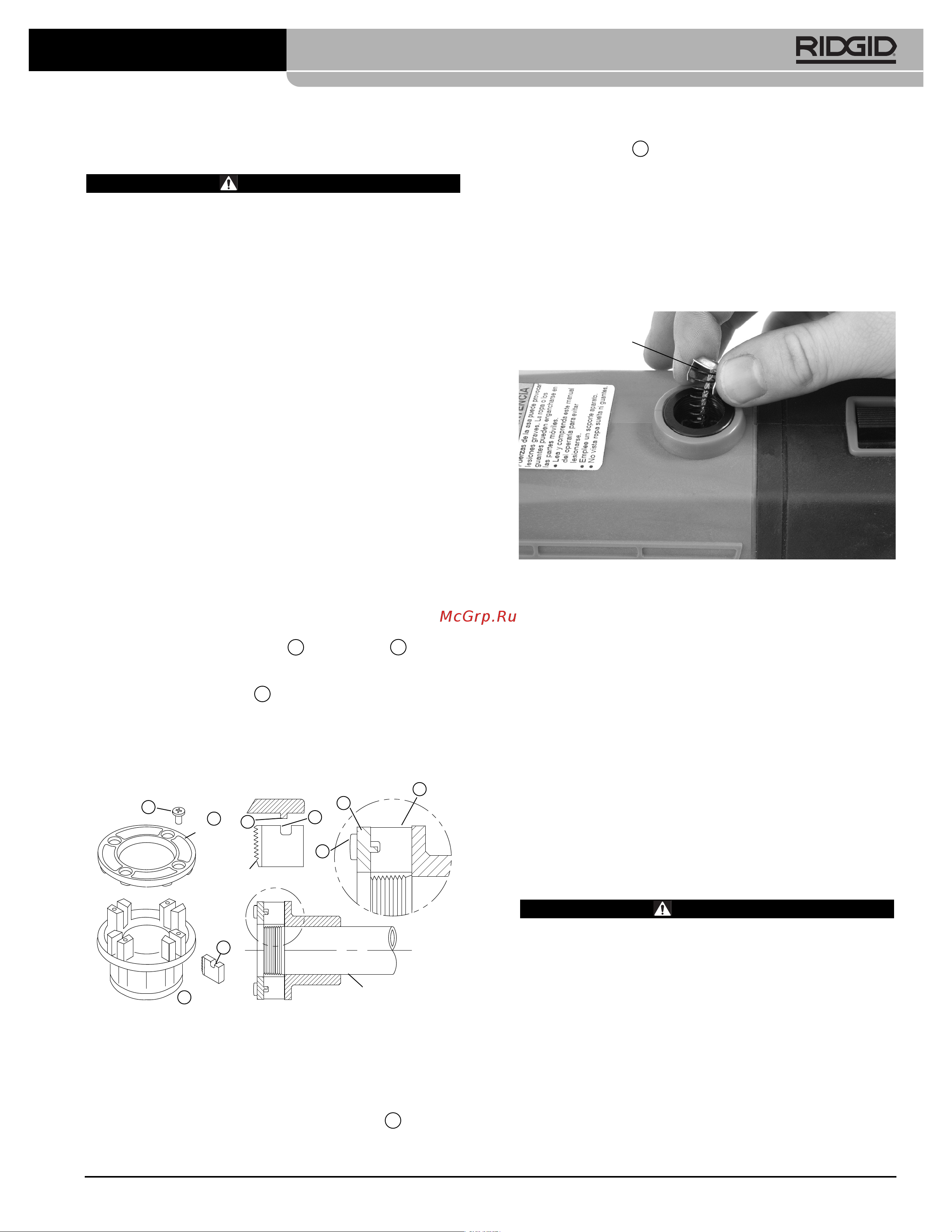 Ridgid 44933 Инструкция к товару онлайн [13/374] 864600