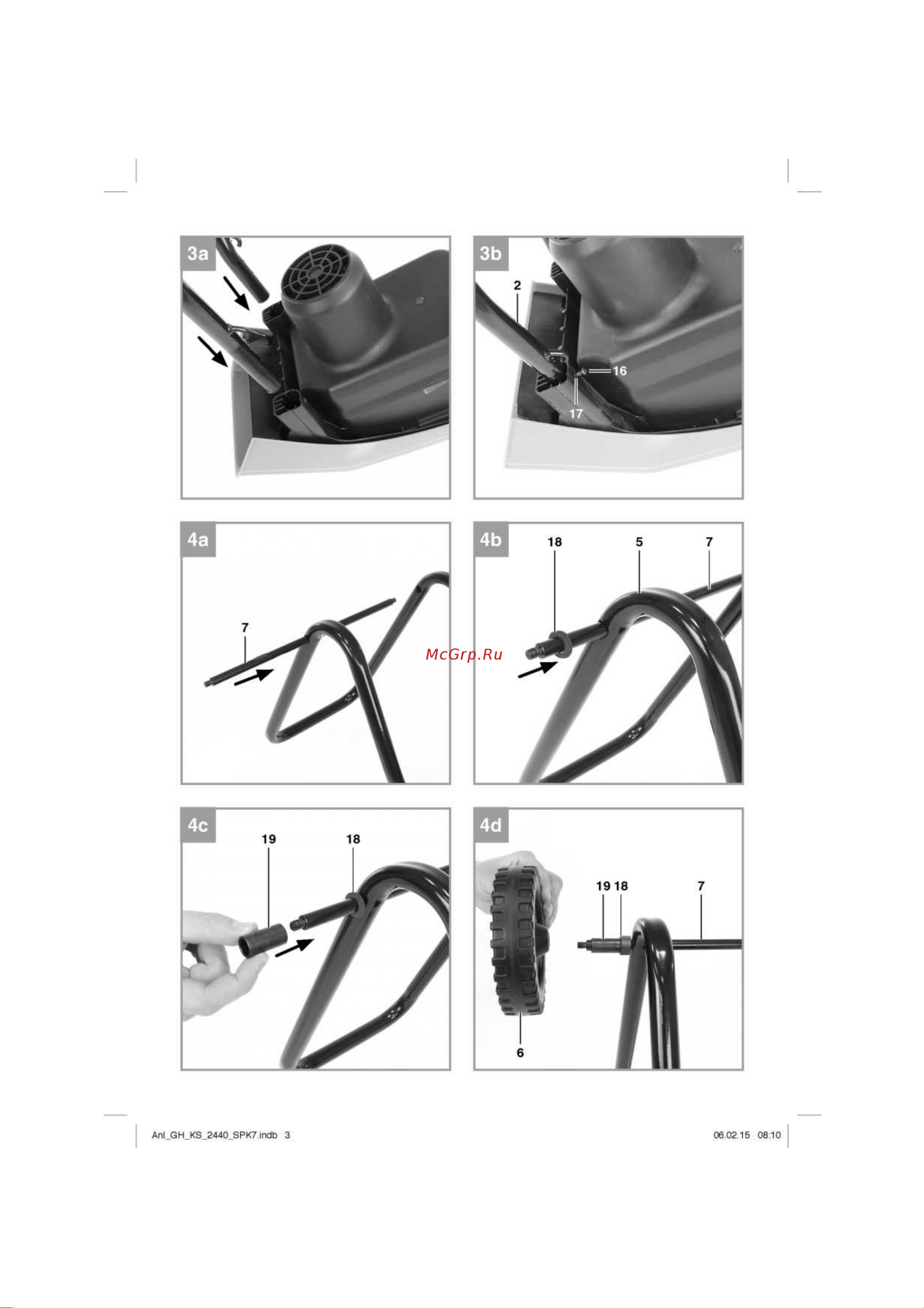 Einhell GH-KS 2440 3430340 Инструкция к Einhell GH-KS 2440 онлайн [3/16] 864644
