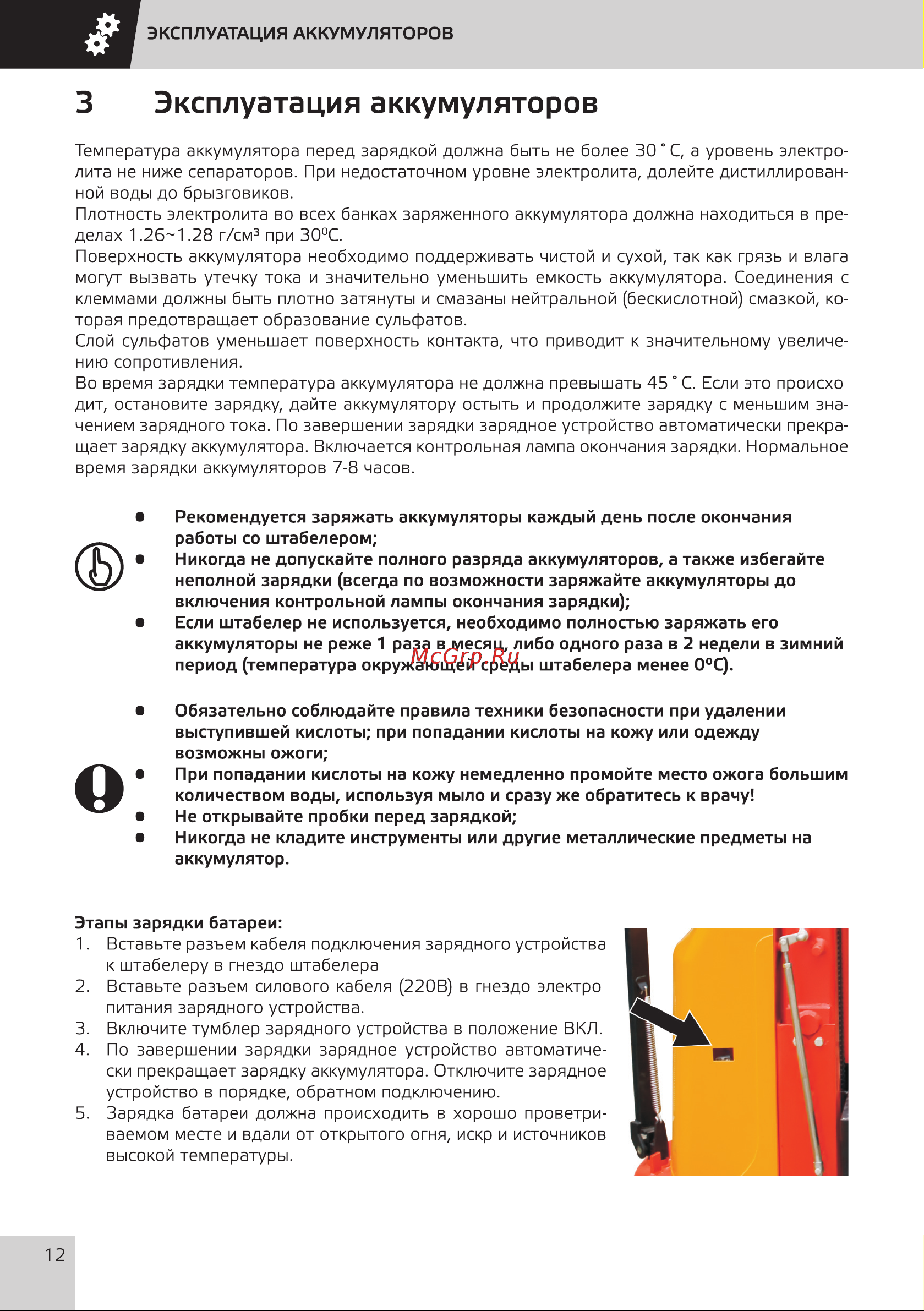 Grost HED 10/25 101472 Инструкция к штабелеру Grost HED 10/25 101472 онлайн [15/33] 864661