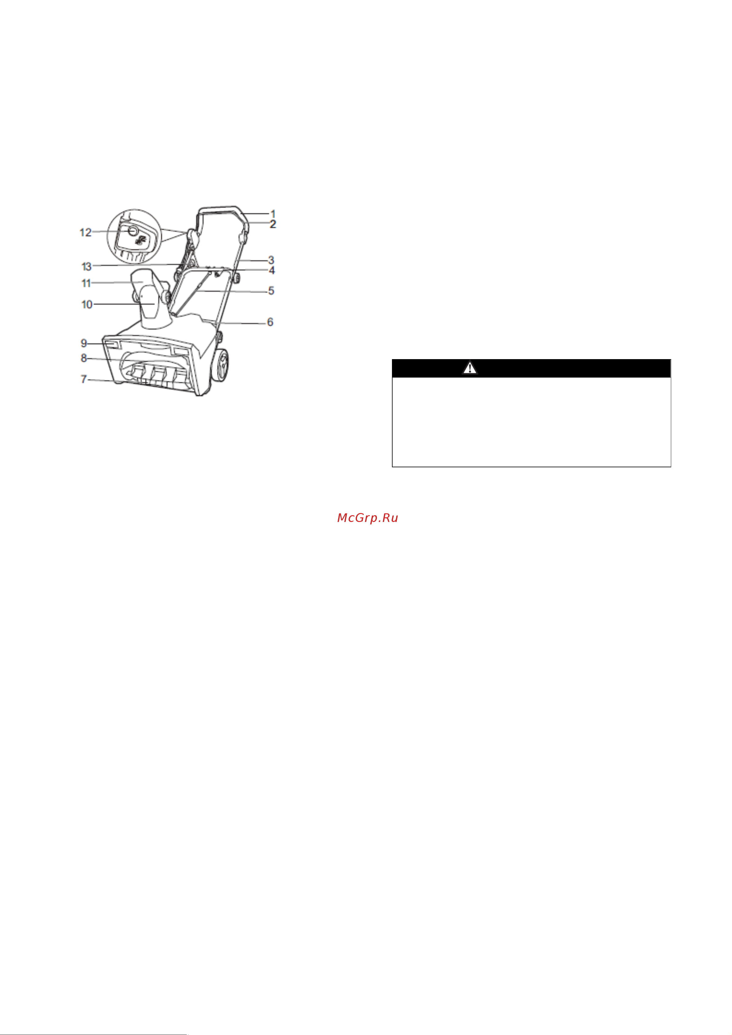 Greenworks SN2300 2602707 Инструкция по эксплуатации онлайн [3/13] 864708