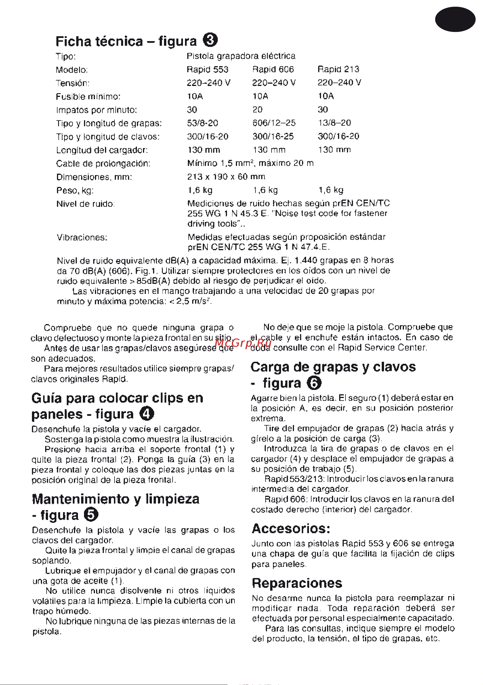Rapid PRO R606 2-в-1, тип 55 C 10643001 Инструкция к товару онлайн [9/60] 864733
