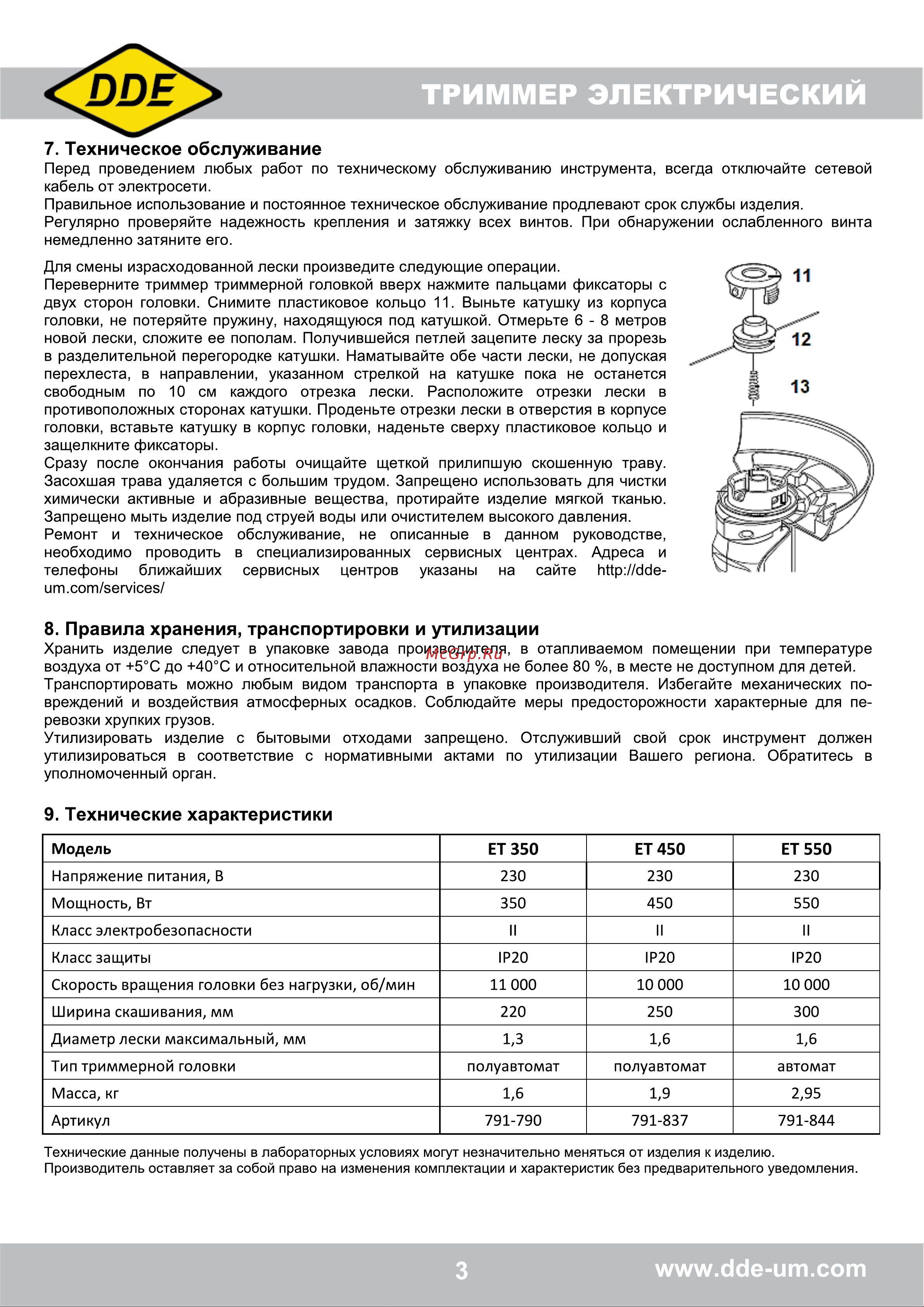 DDE ET550 791-844 Инструкция к DDE ET350 791-790 онлайн [4/6] 864789