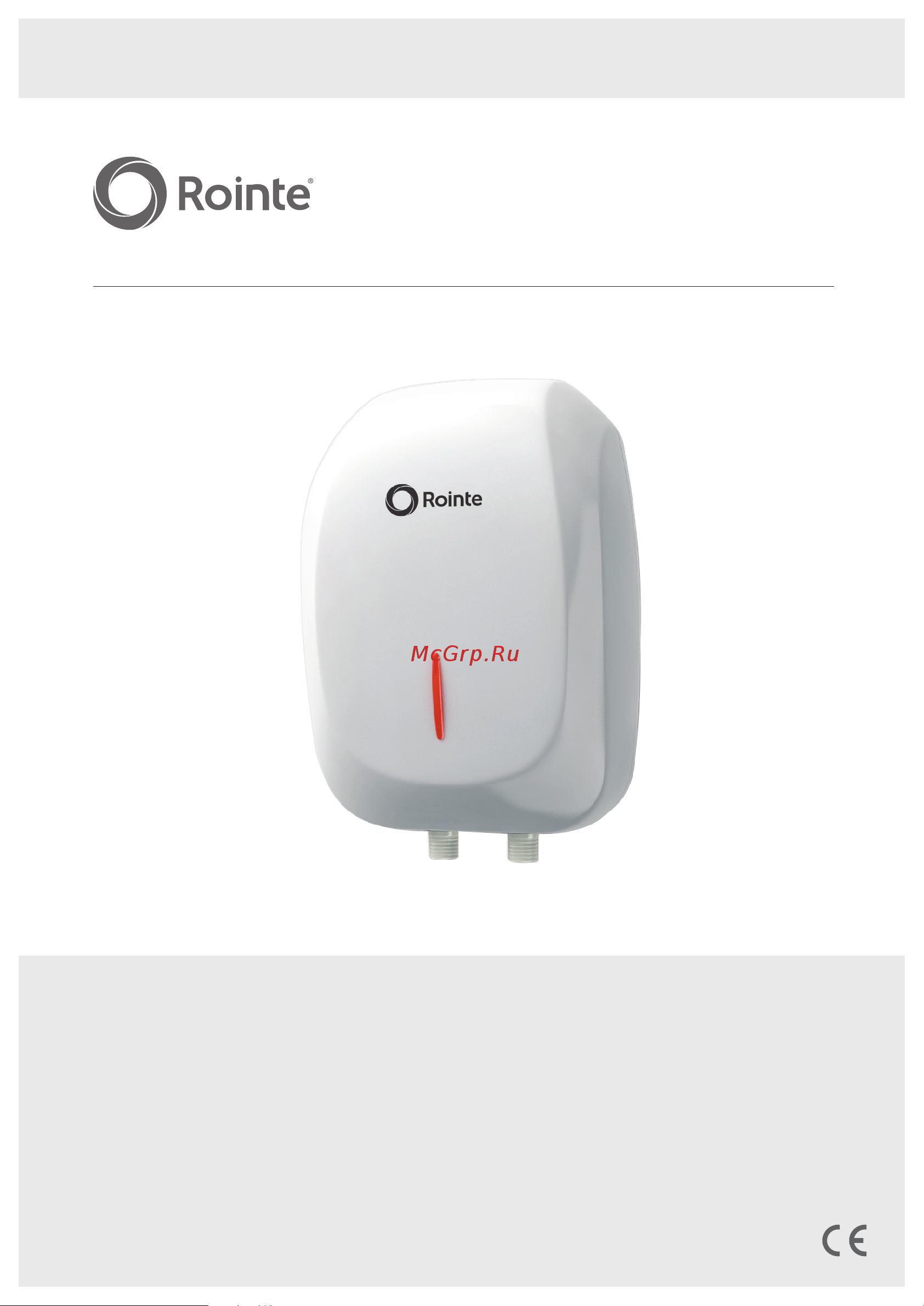 ROINTE CAPRI INSTANT 7000 W CWE700DHWU4 Инструкция к ROINTE CAPRI INSTANT 7000 W CWE700DHWU4 онлайн