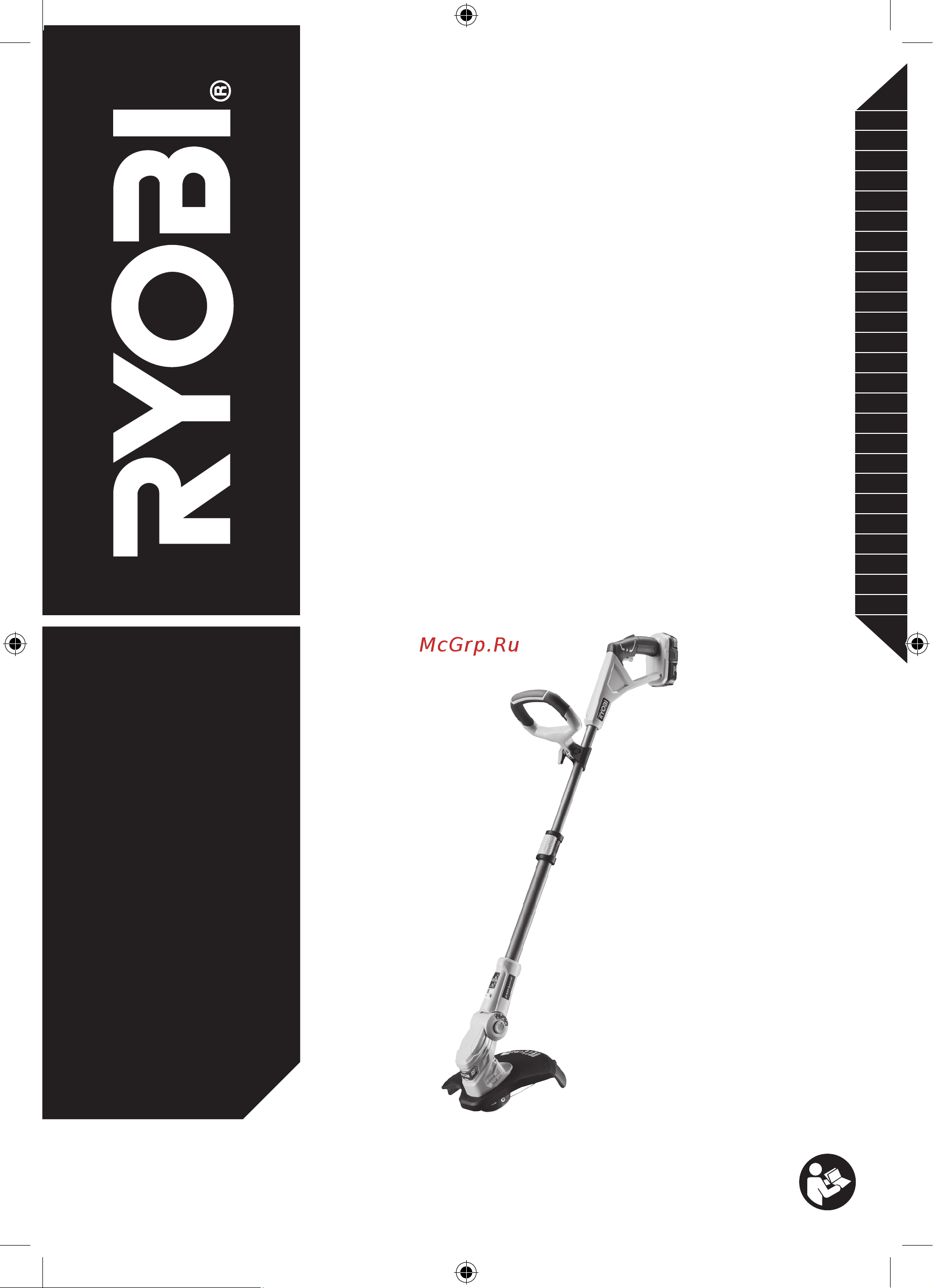 Ryobi ONE+ RLT183225F 5133003709 Инструкция к Ryobi 25-30 см онлайн