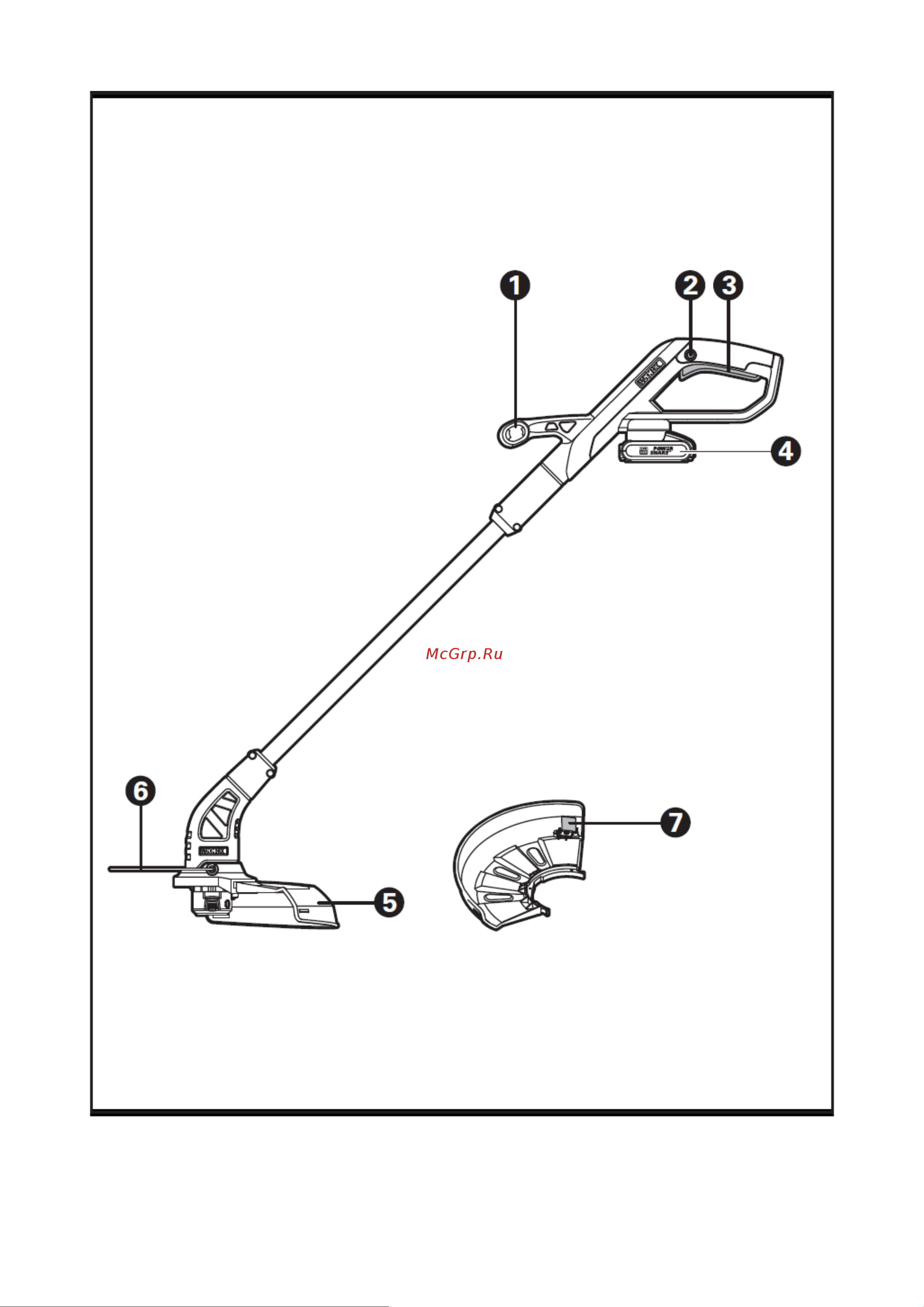 Worx 1х1.5 Ач и ЗУ WG157E Инструкция к WORX WG157E онлайн [6/18] 865043