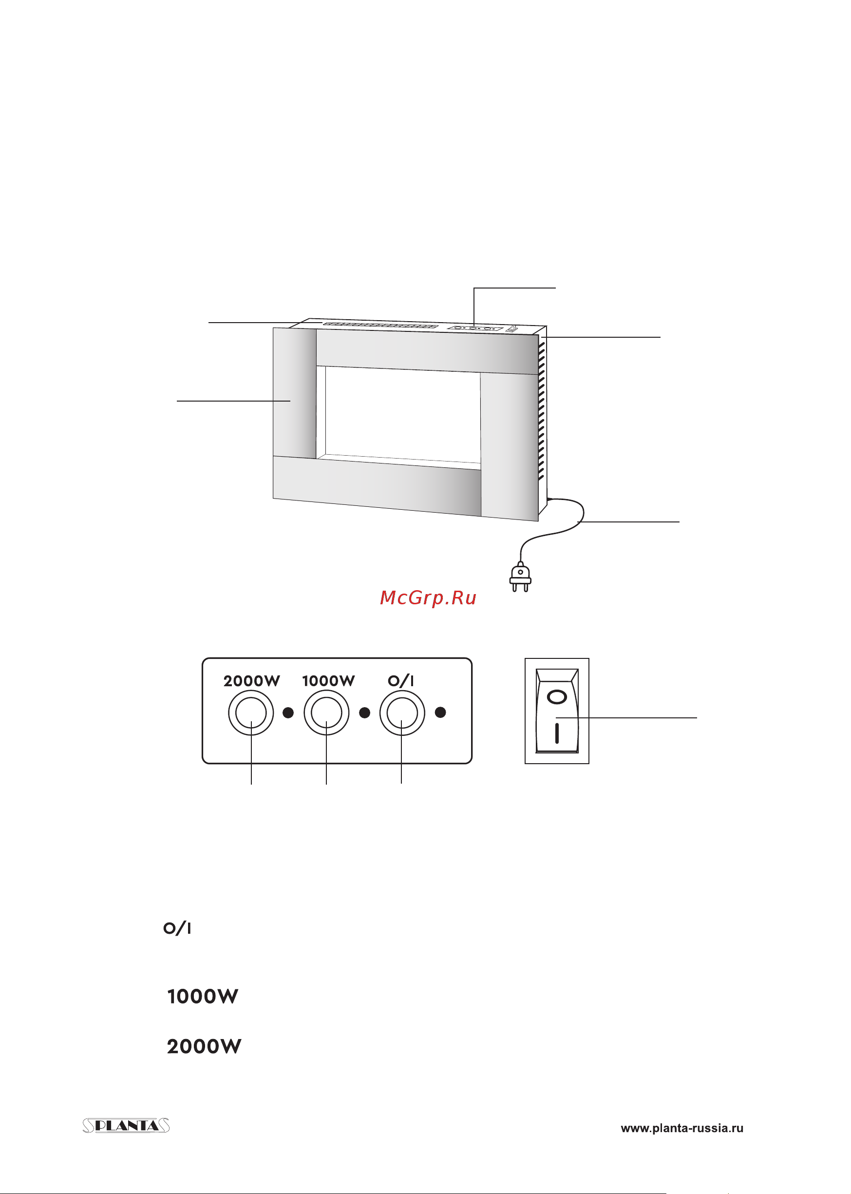 Planta PFP-WM090 MIRROR инструкция онлайн [6/20] 865310