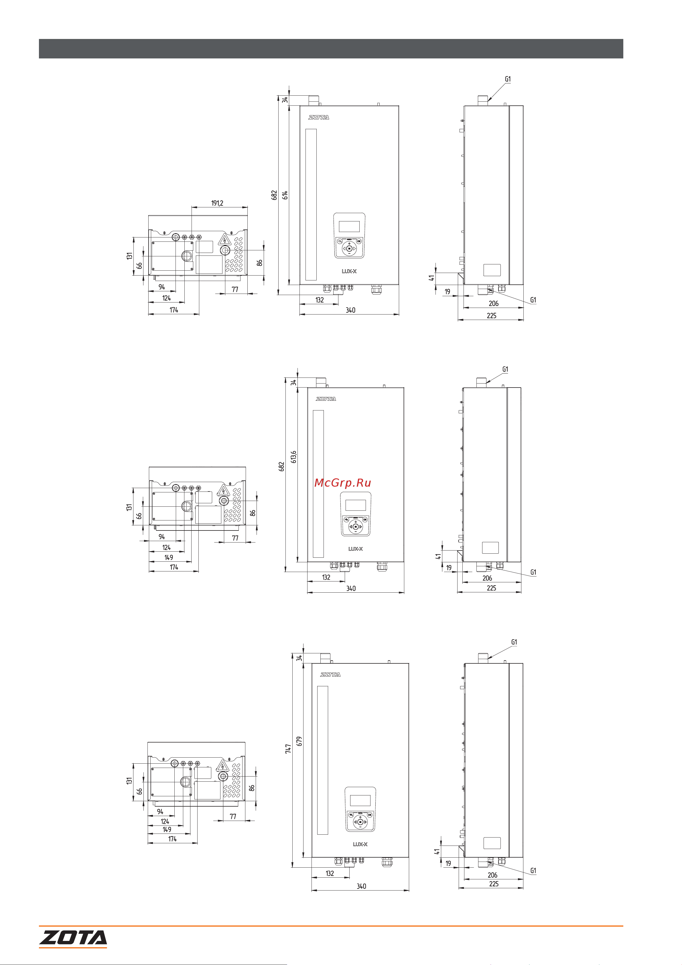 Zota 7,5 LUX-X ZL3468421007 Инструкция по эксплуатации онлайн [17/32] 865375