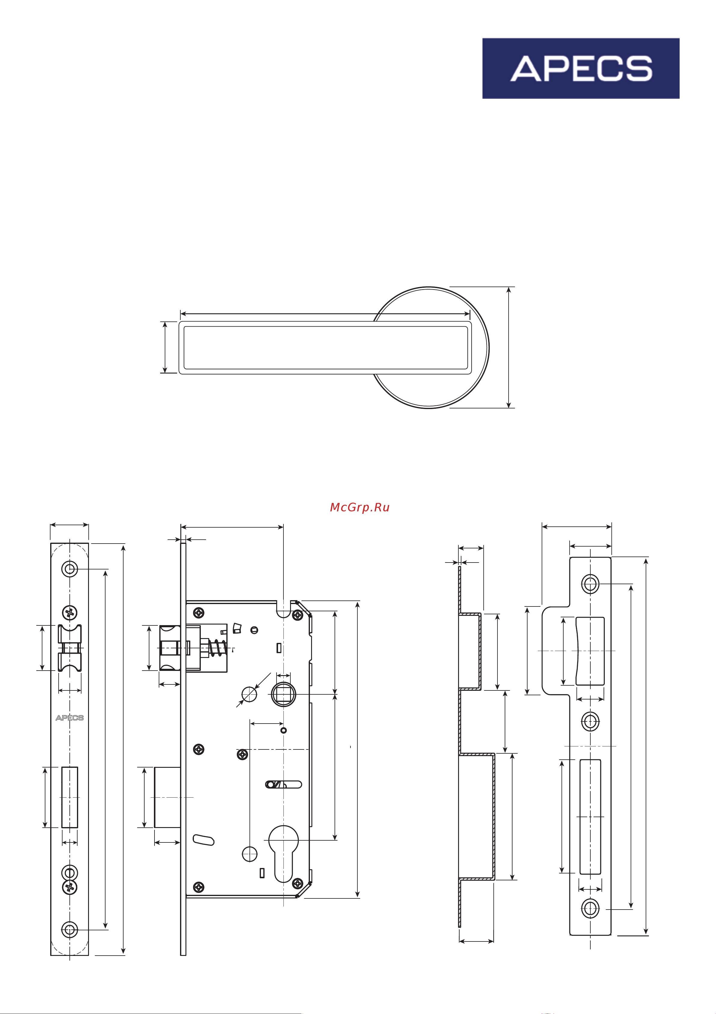 Apecs X-Code N20-(lock 85/60)-NIS/BL (56-85 мм) 31734 Чертёж онлайн