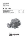 CALPEDA IRR 25/4/B 230/400/50 Hz 70H00073000 Инструкция к Calpeda IRR 25/4/B 70H00073000