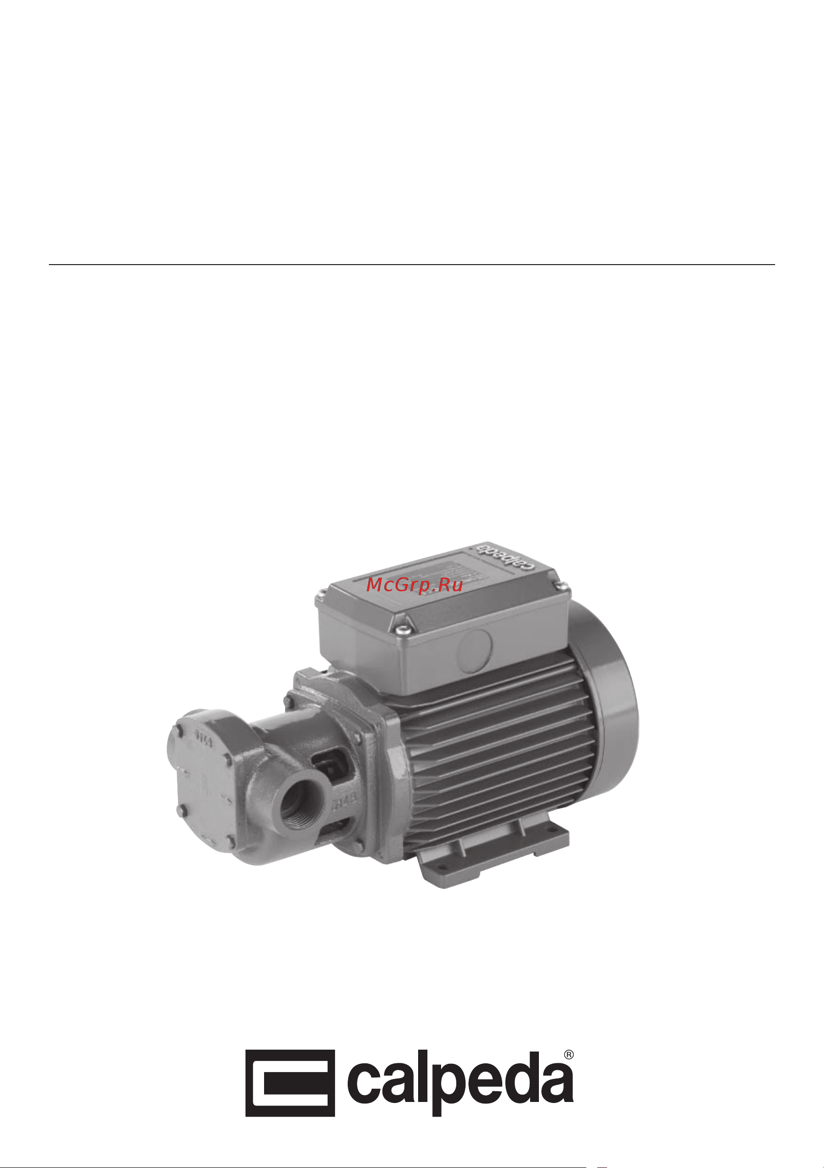 CALPEDA IRR 25/4/B 230/400/50 Hz 70H00073000 Инструкция к Calpeda IRR 25/4/B 70H00073000 онлайн