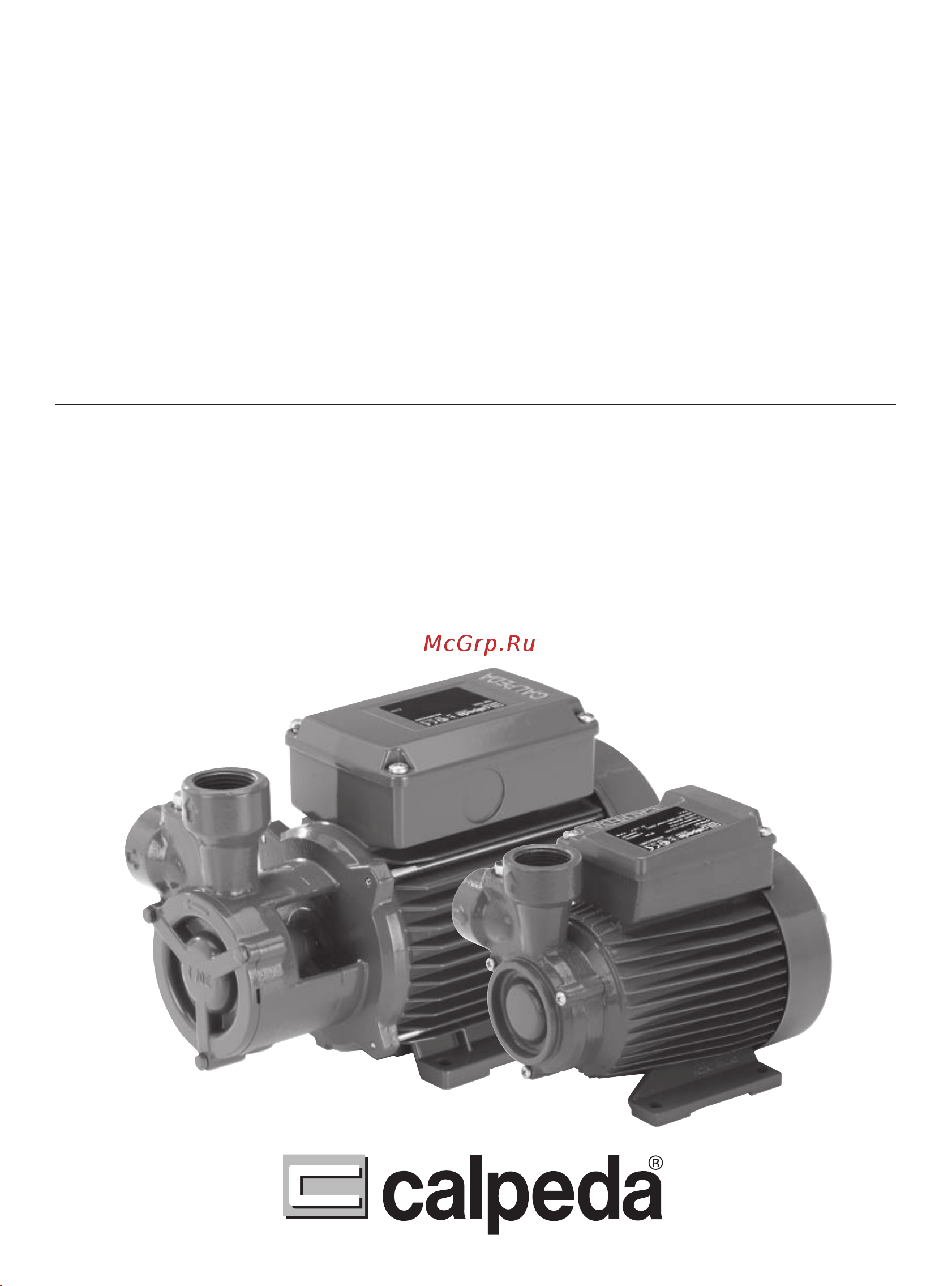 CALPEDA T 76/A 230/400/50 Hz 70000052000 Инструкция к Calpeda T 125/B 70000133000 онлайн