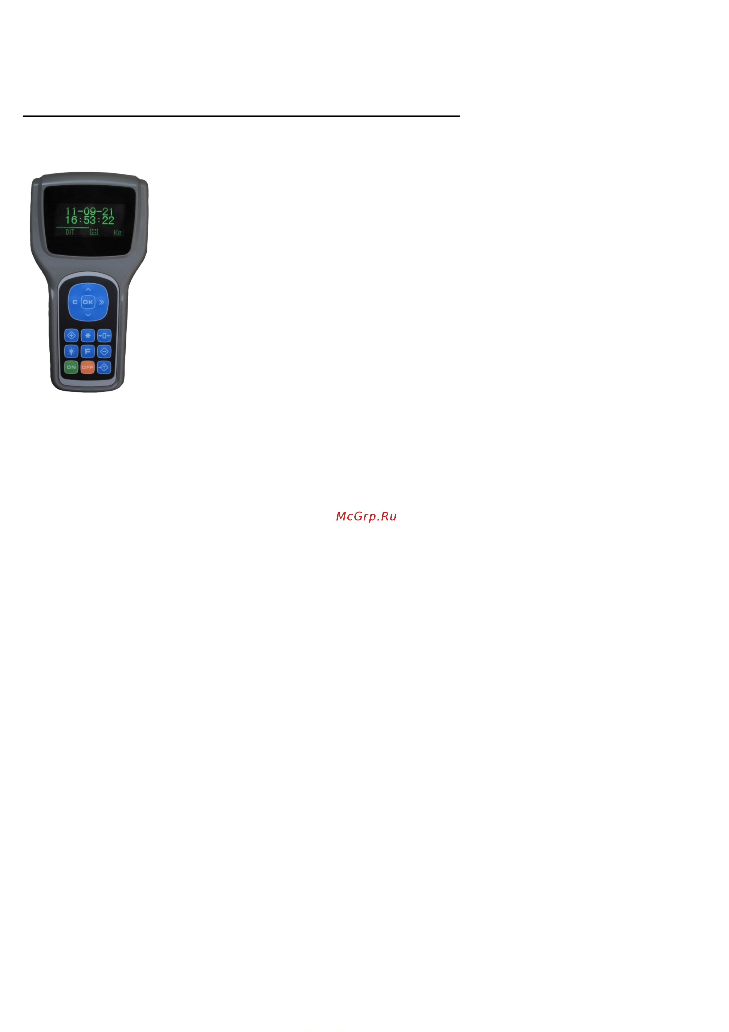 Тор CCE(g)+PII10T 120104 Инструкция к весам TOR 120104 онлайн [5/10] 865588