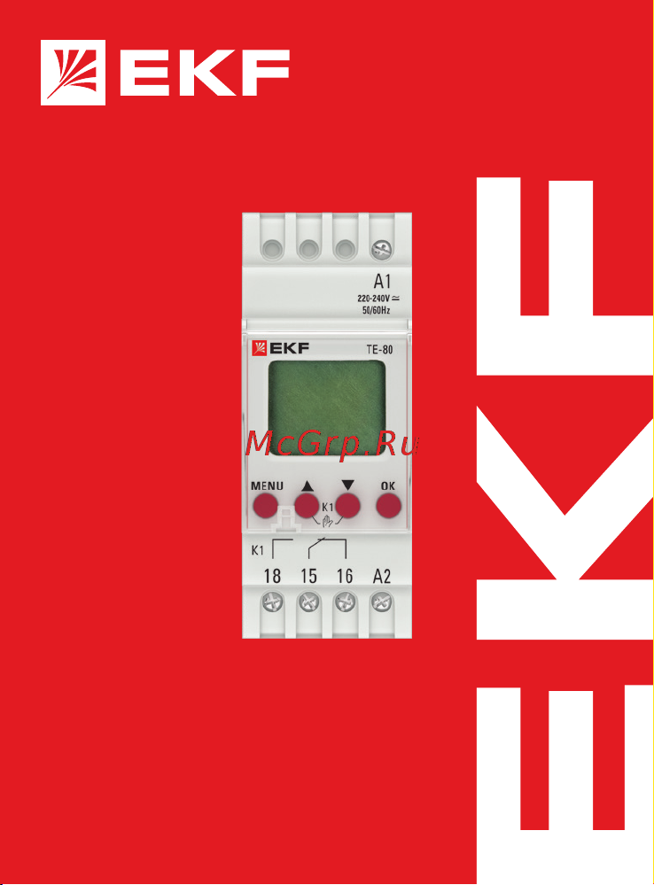 EKF ТЭ-80 24-230В te-80-24-2 Паспорт онлайн