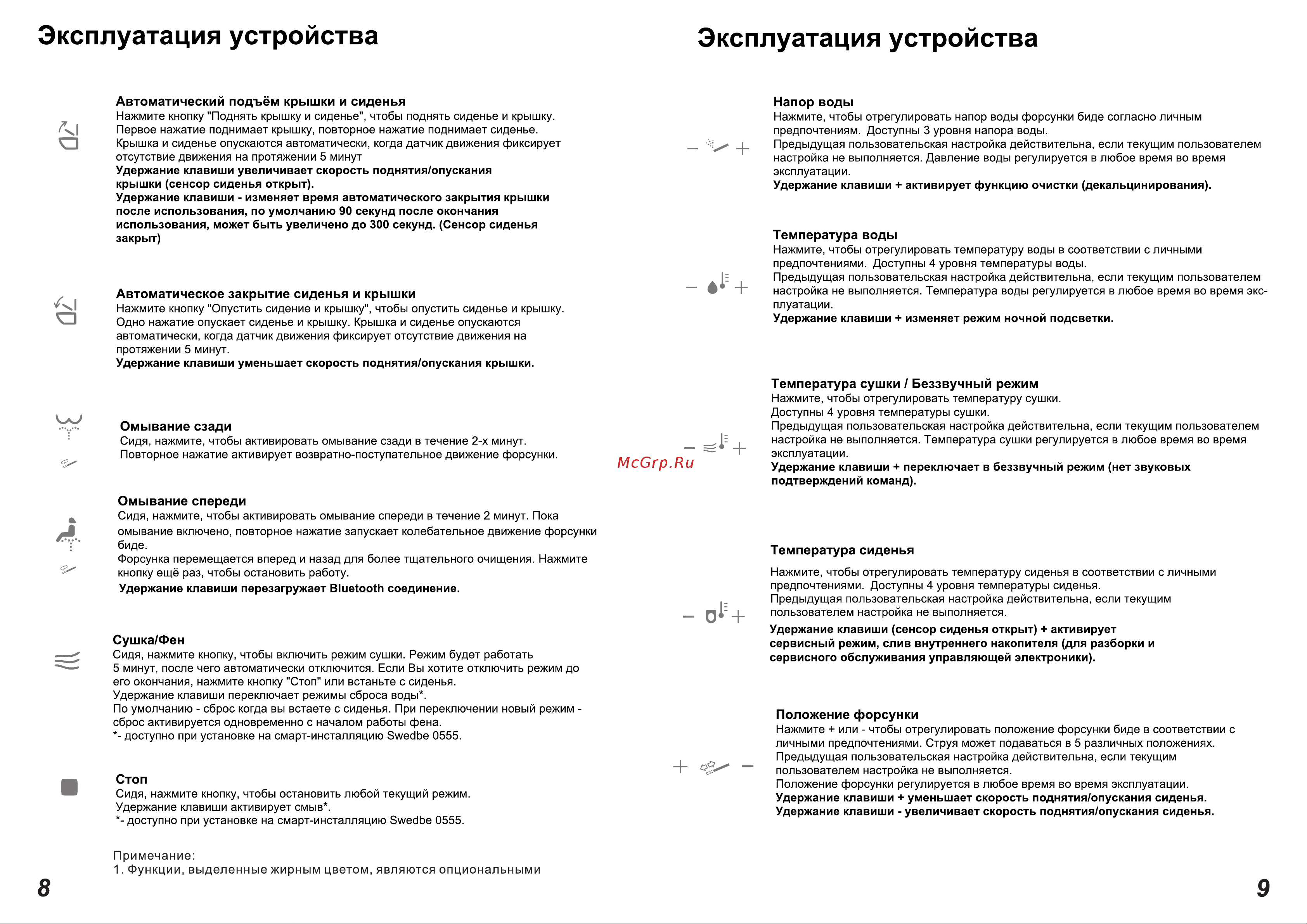 Swedbe SMART 0505 Инструкция онлайн [10/10] 865678