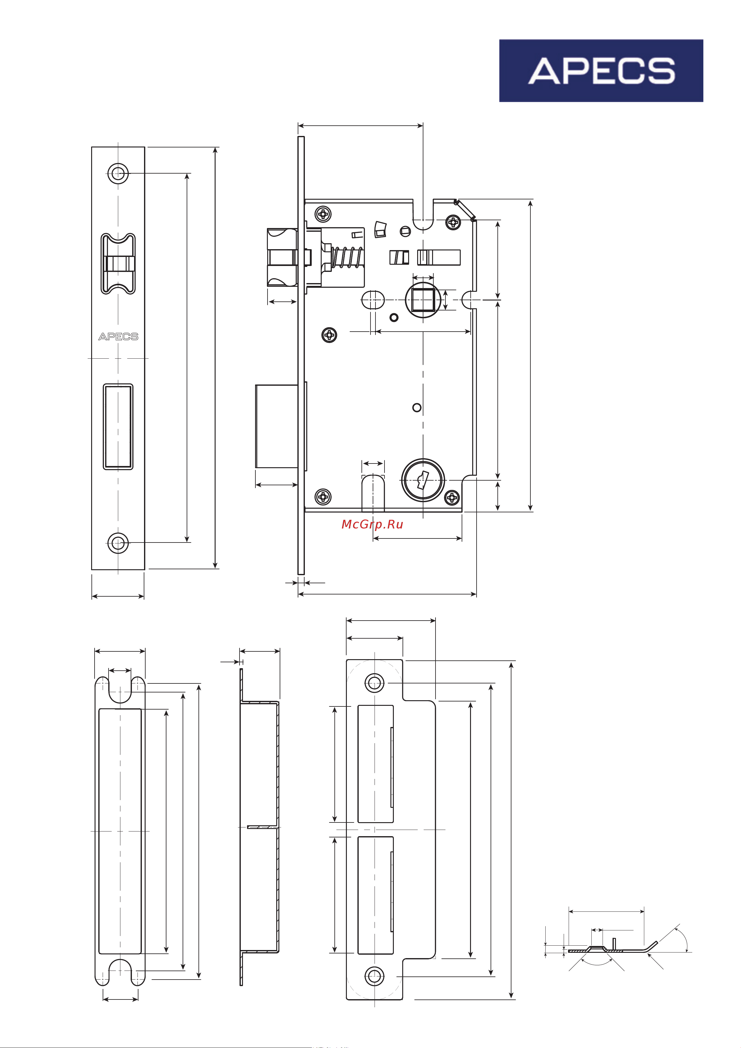 Apecs X-Code H11B-(lock 72/50)-NIS/BL 31733 Чертёж онлайн [2/2] 865731