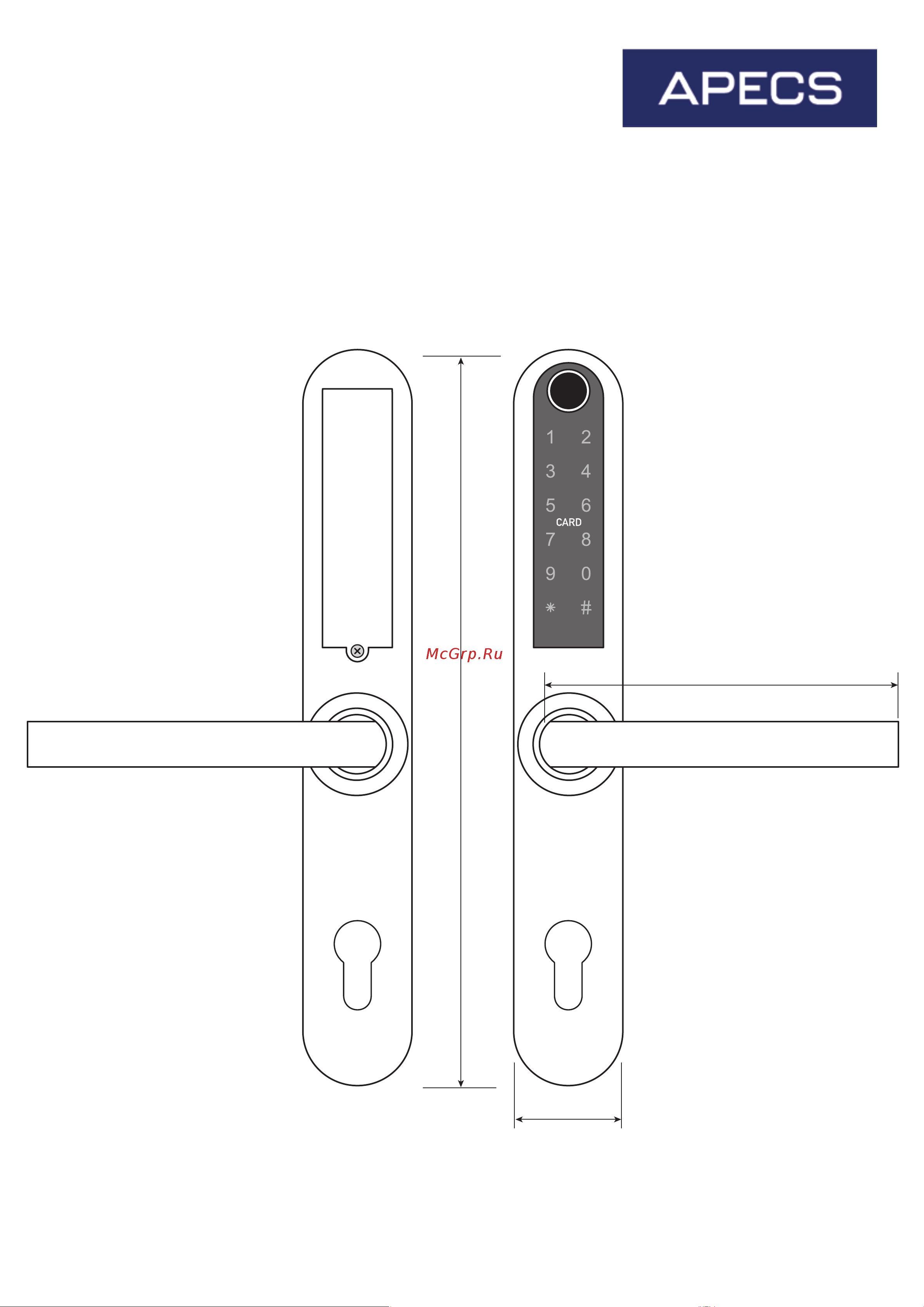 Apecs X-Code S31B-C-(lock 85/60)-NIS/BL 31732 Чертёж онлайн